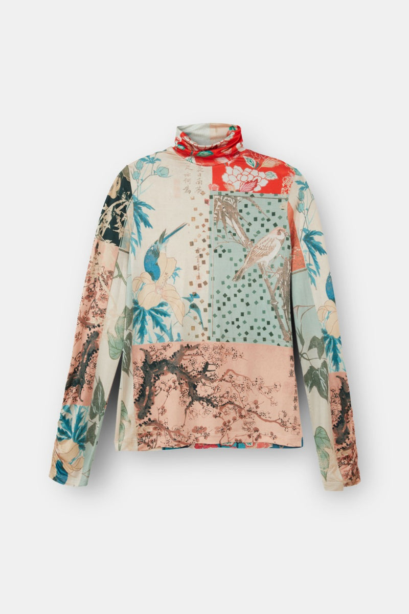 Camiseta slim patch digital DESIGUAL
