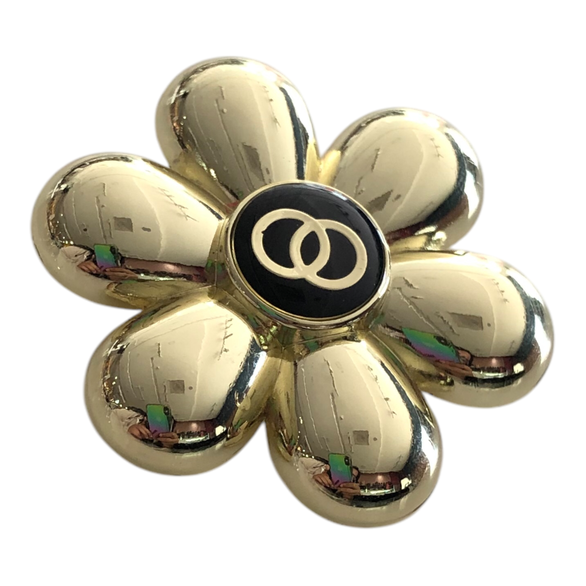 Broche Para Ropa De Mujer Flor Dorada