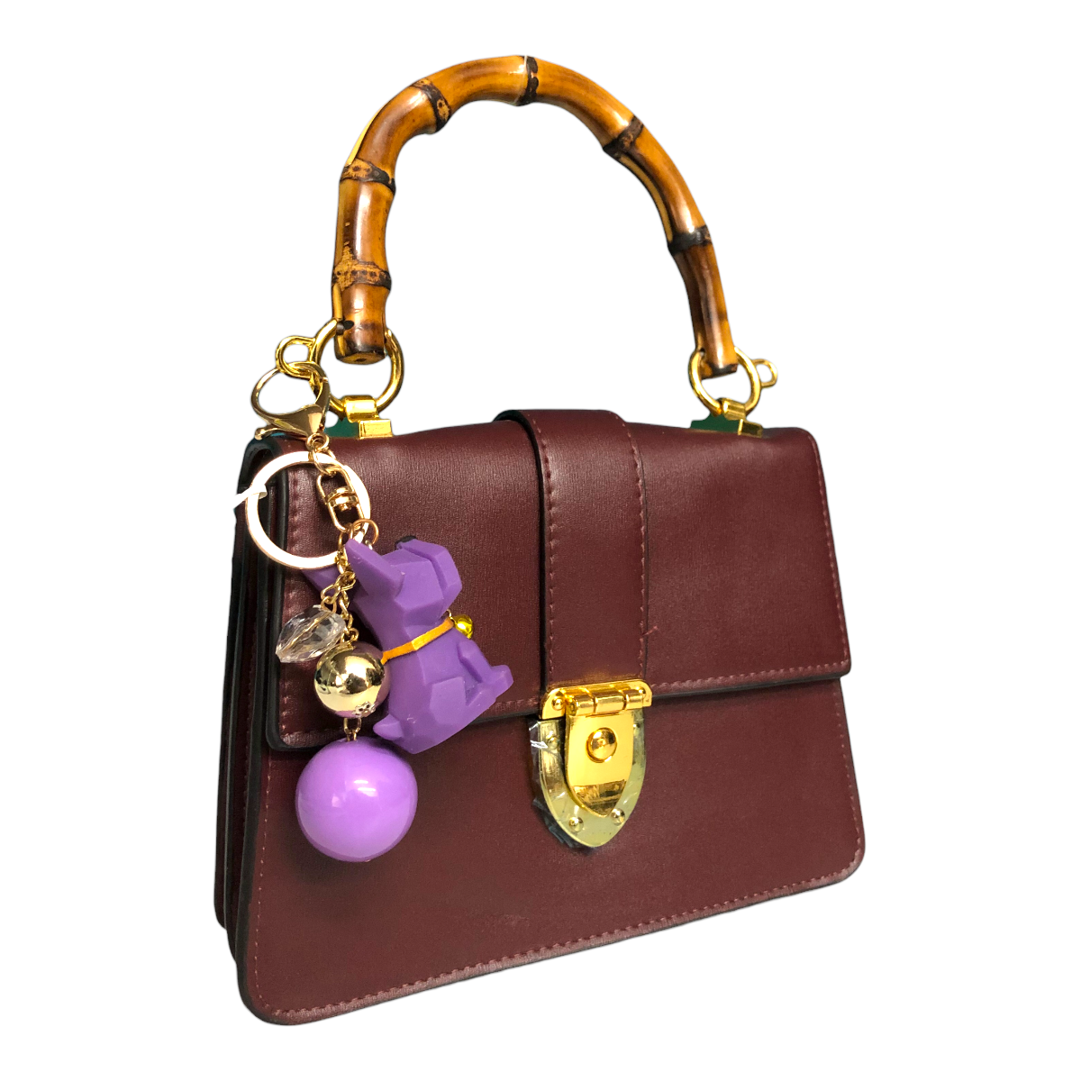 Llavero Morado Perrito