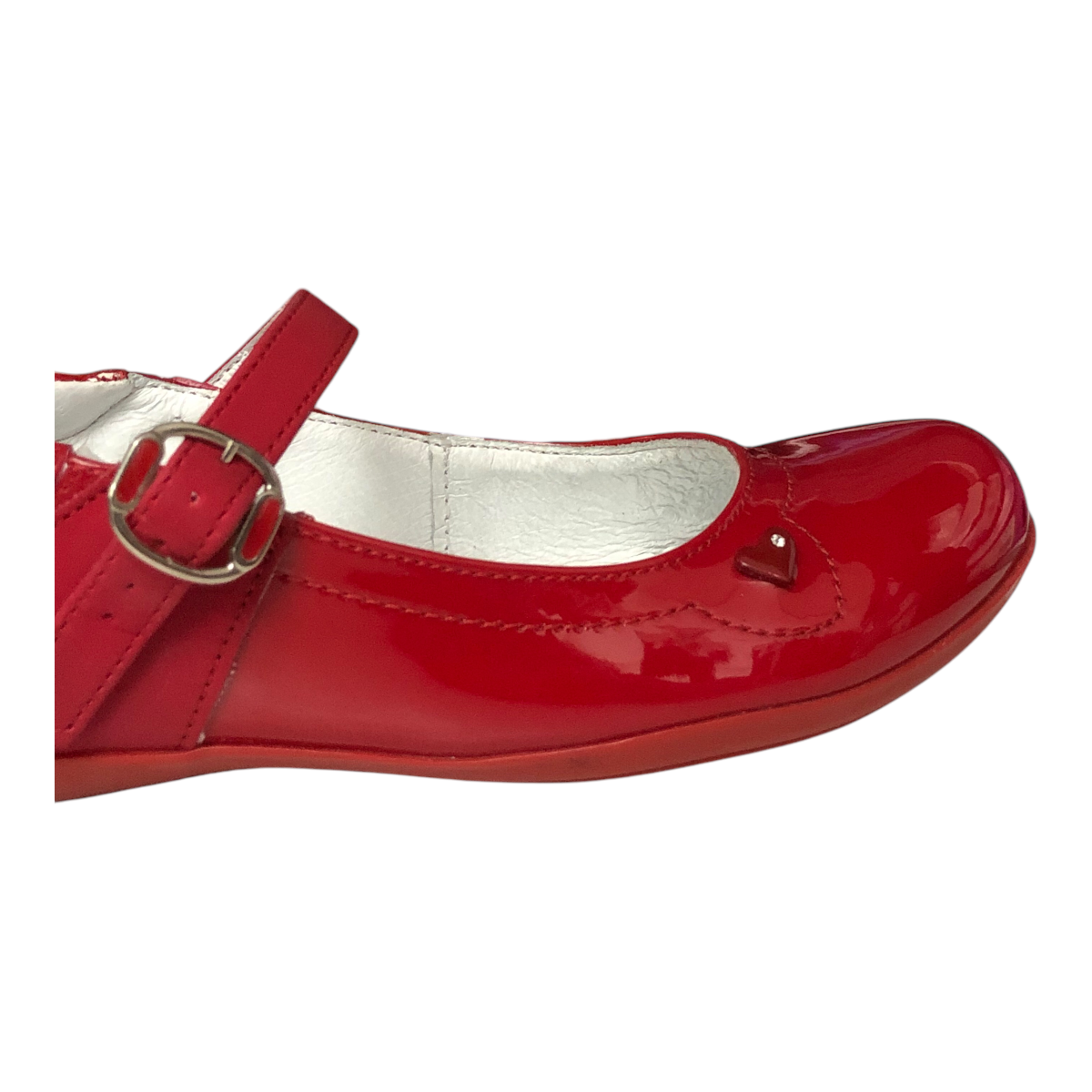 Zapato Charol Para Niña Color Rojo Chabelo