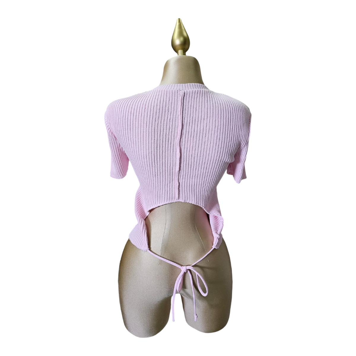 Blusa Apertura Espalda Baja Color Rosa Para Dama OM