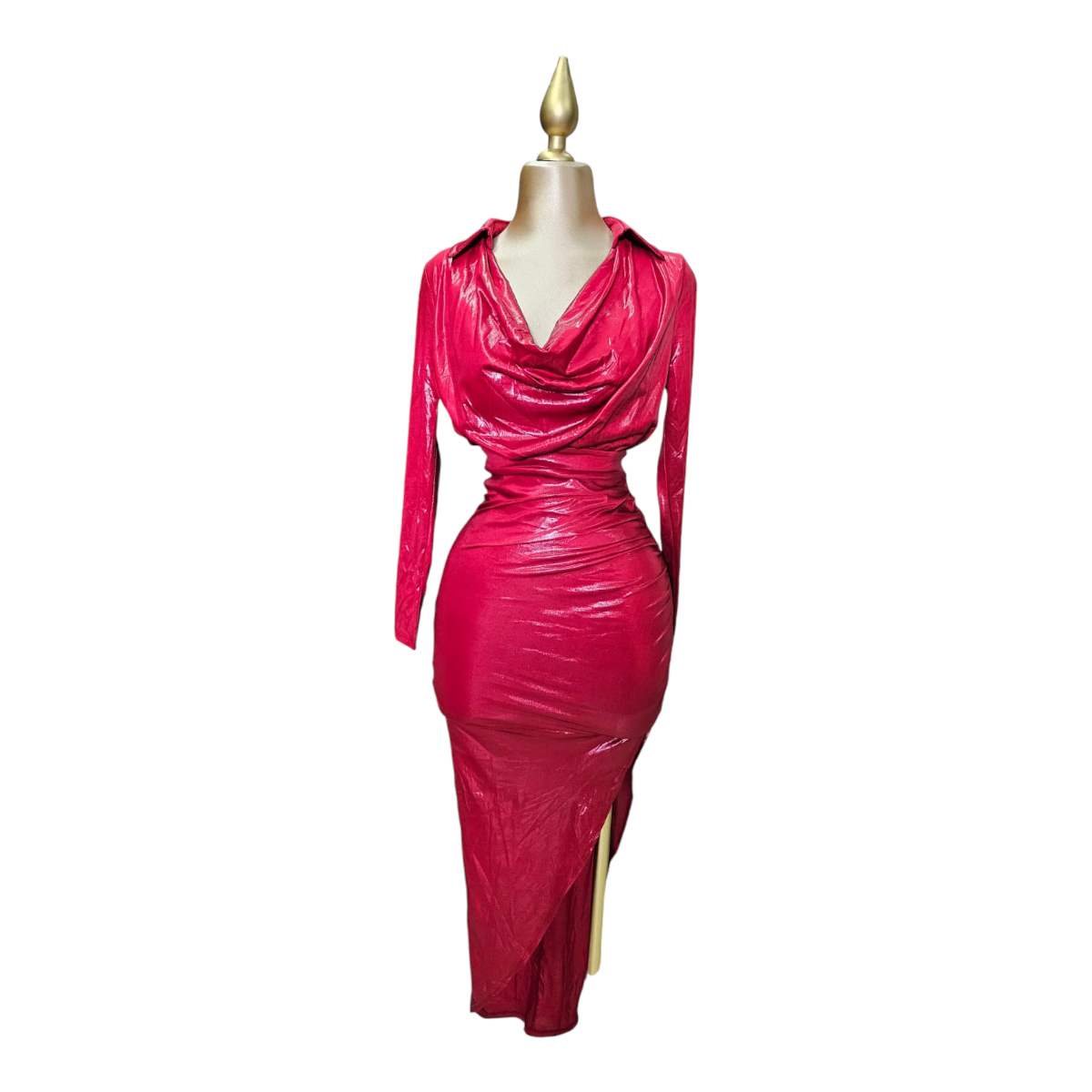 Vestido Formal Color Rojo Para Dama SYMPHONY