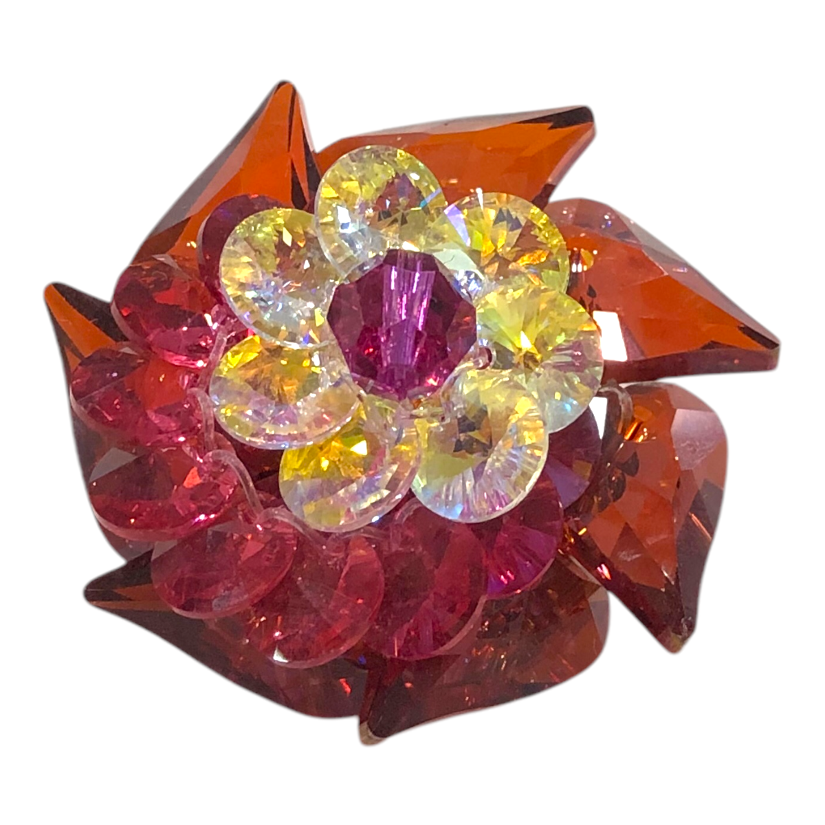 Broche Para Ropa De Mujer Flor Multicolor