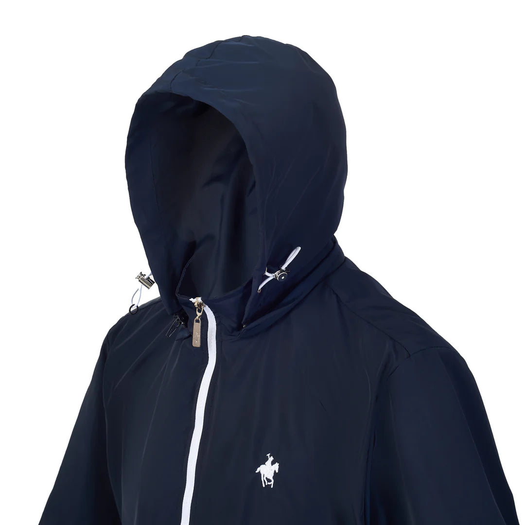 Chamarra Con Capucha Desmontable Marino Rock Hampton Polo Team