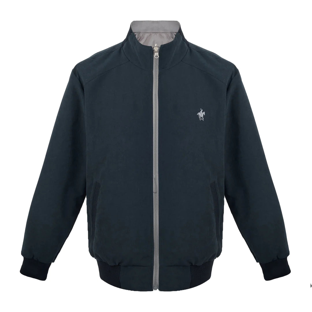 Chamarra Doble Vista Gris/Marino Rock Hampton Polo Team