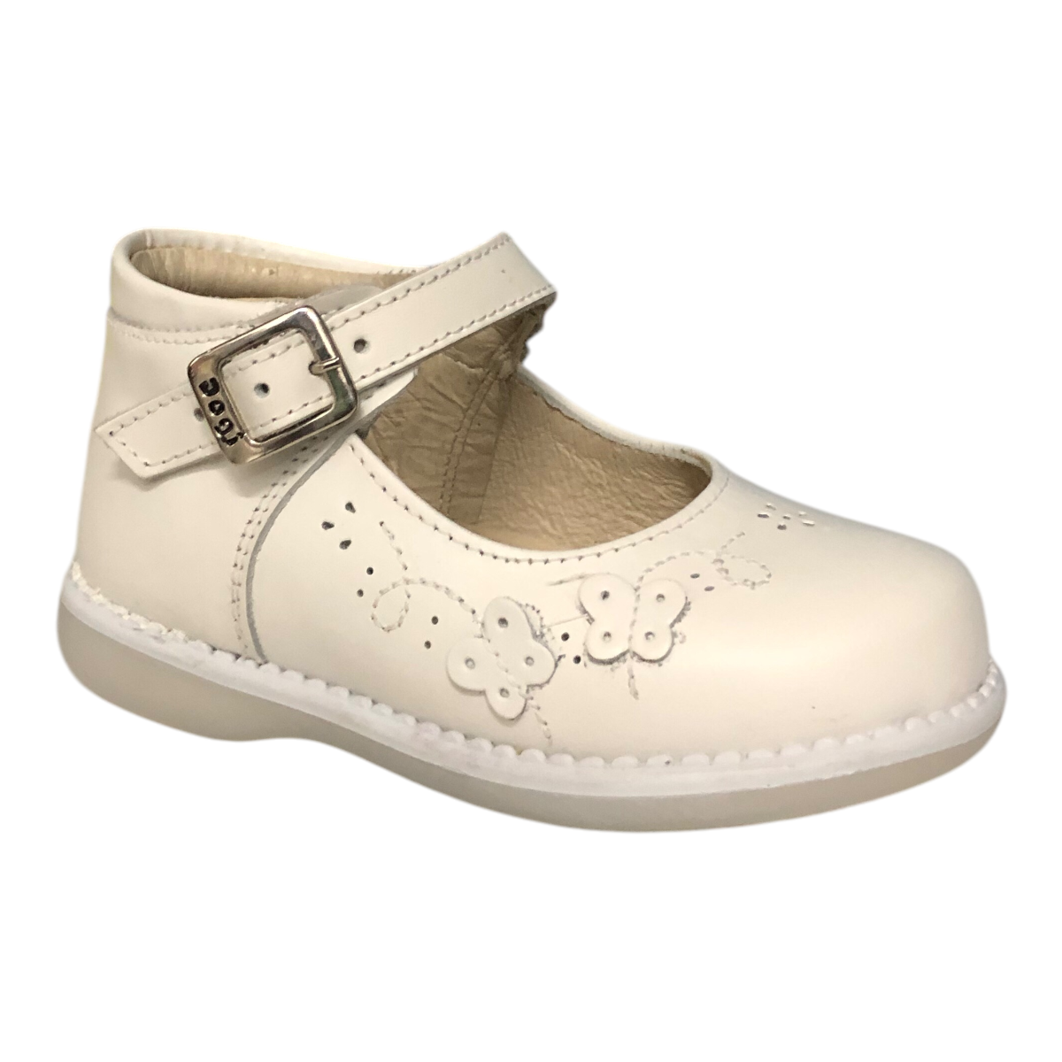 Zapato Napa Blanco Para Niña Dogi