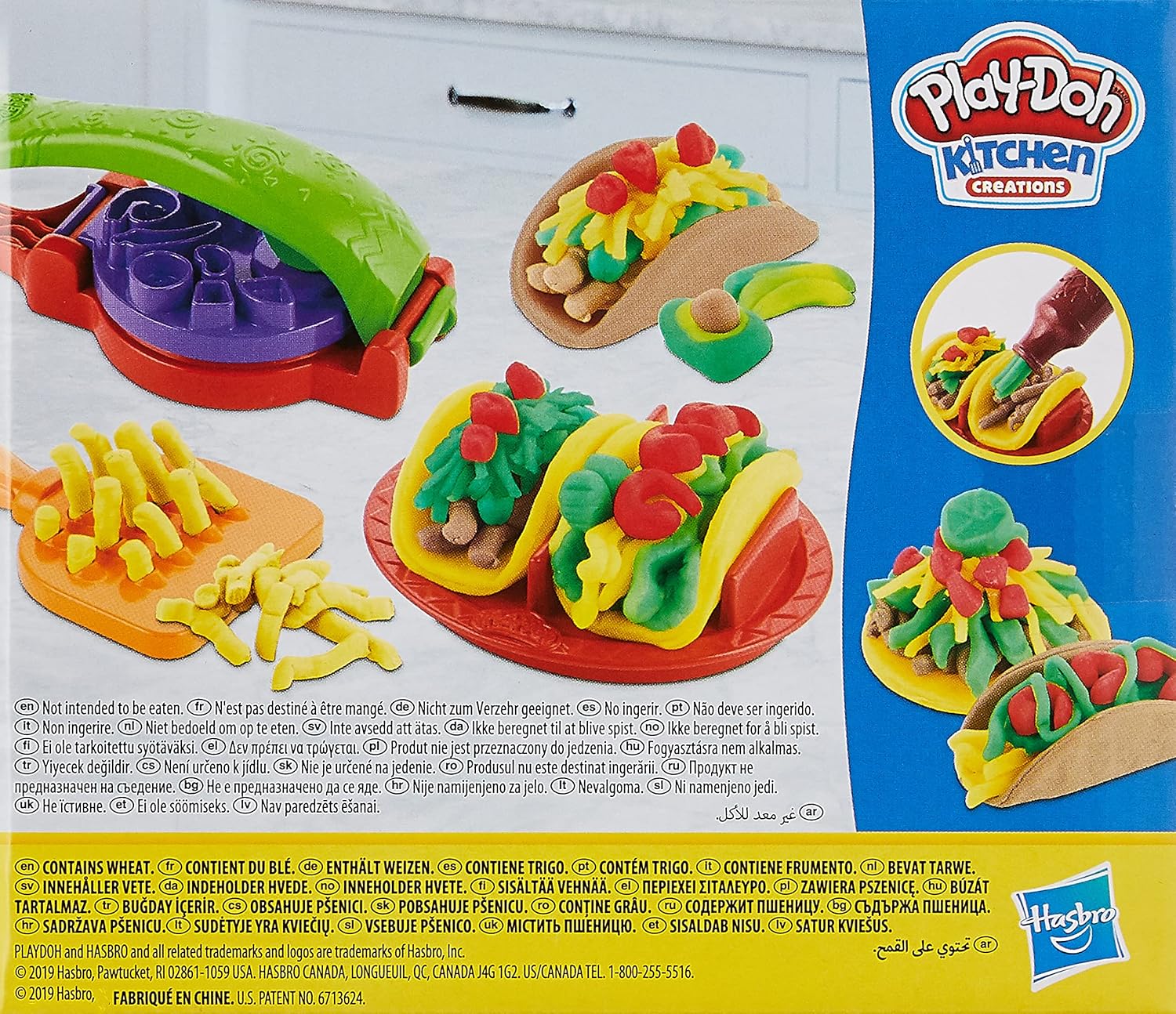 Play Doh Set Kitchen Creations Tacos Divertidos Hasbro