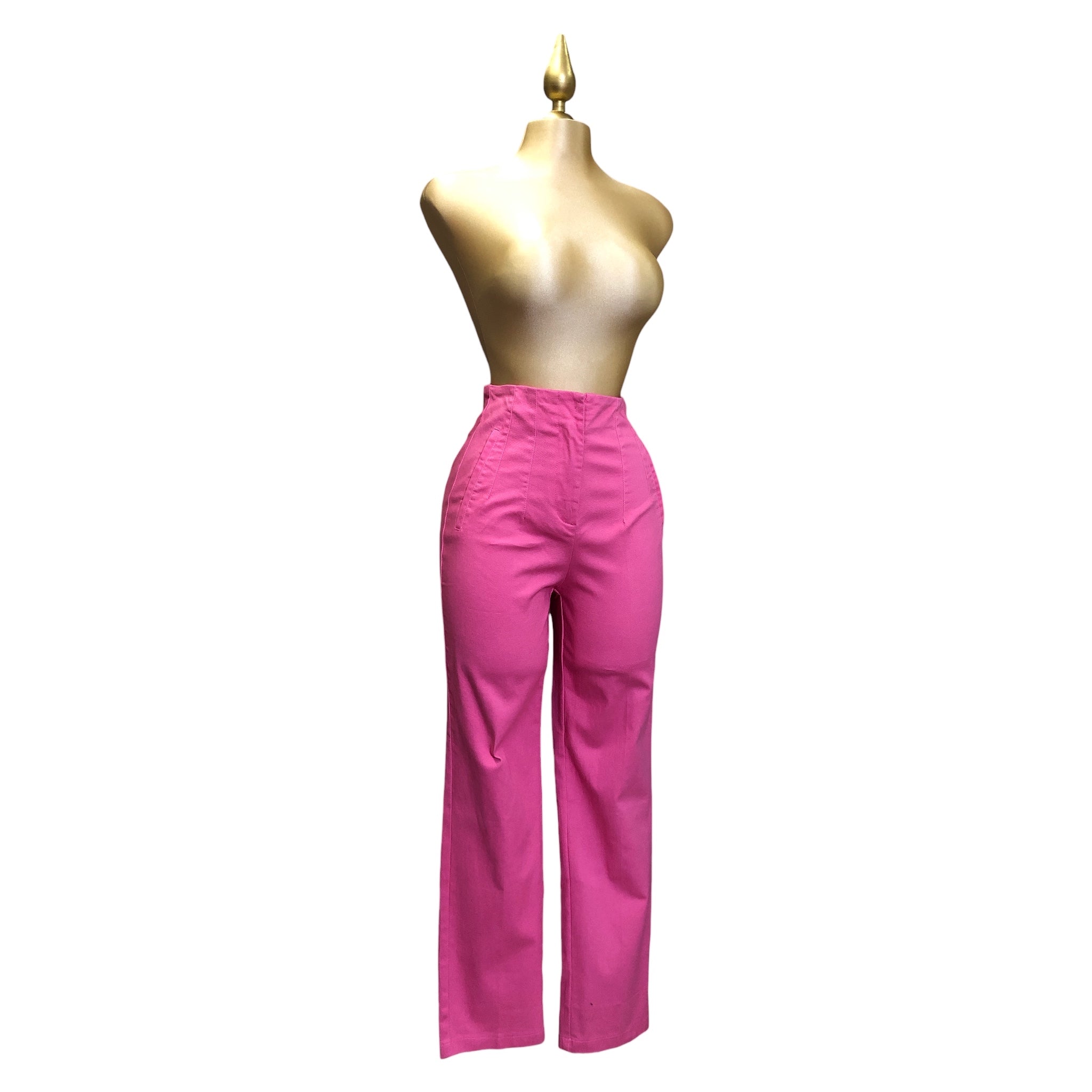 Pantalón alto Fucsia para mujer LC