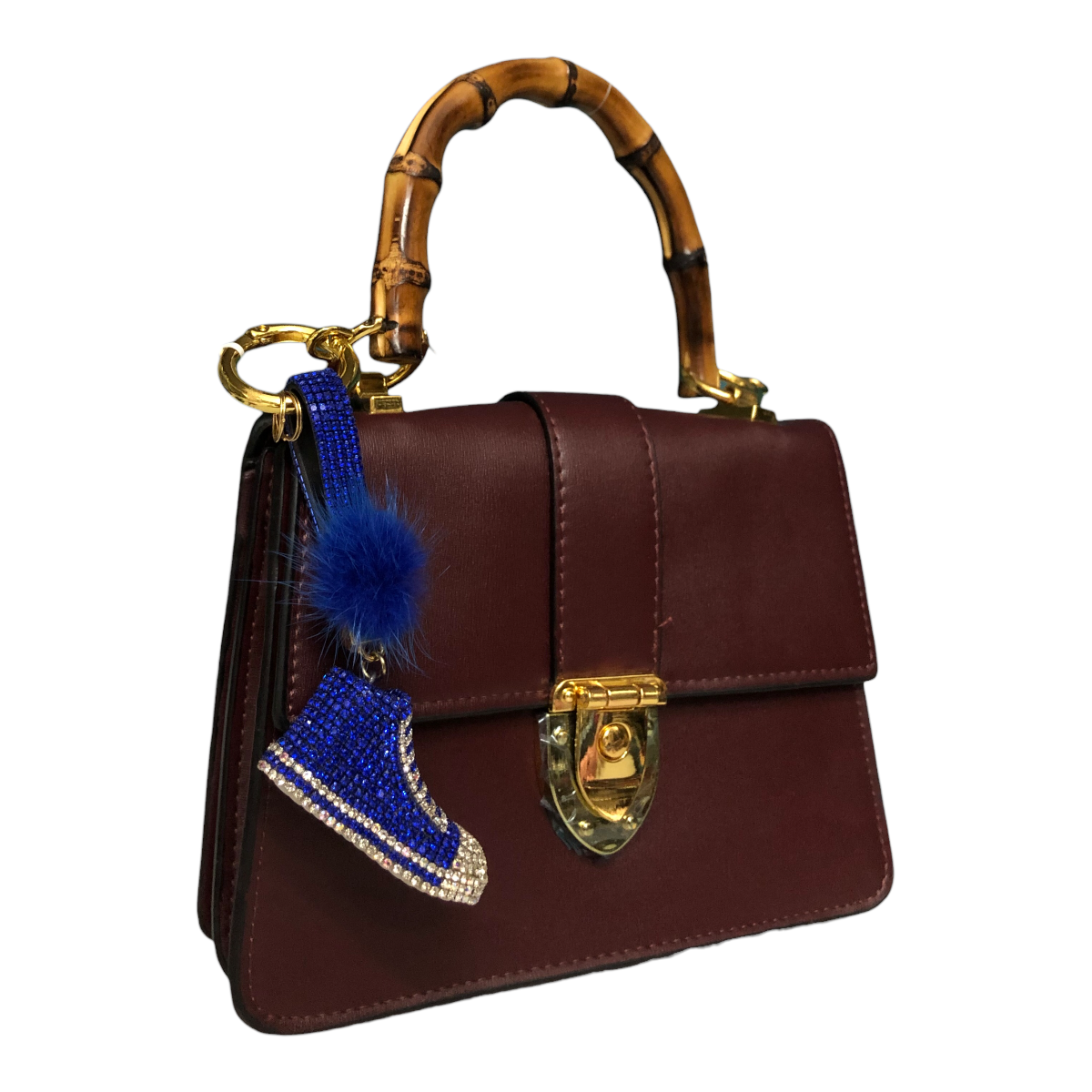 Llavero De Tenis Mini Pompón Pedrería