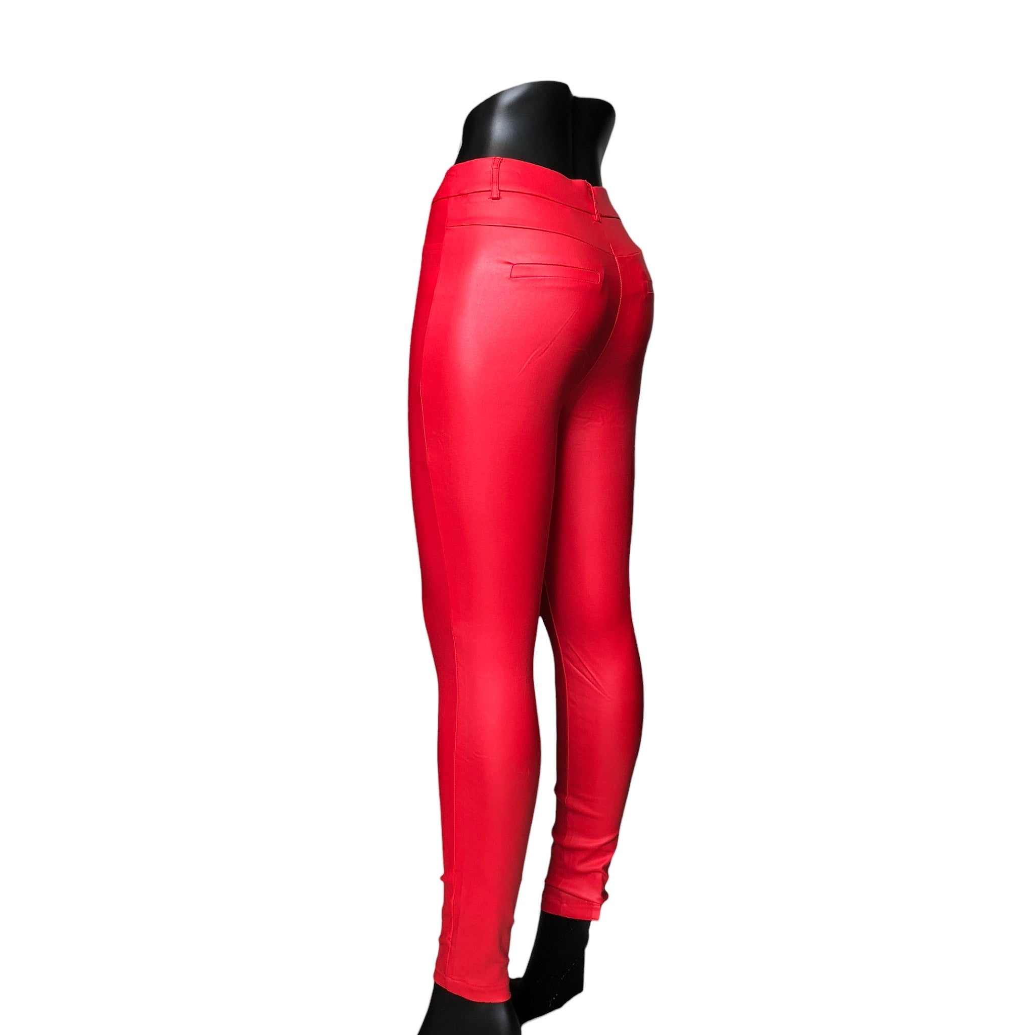 Pantalón Ajustados Rojos Efecto Piel LC