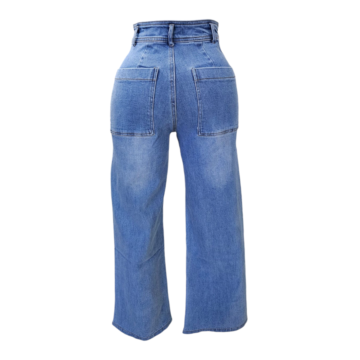 Pantalón De Mezclilla Liso Para Dama LC