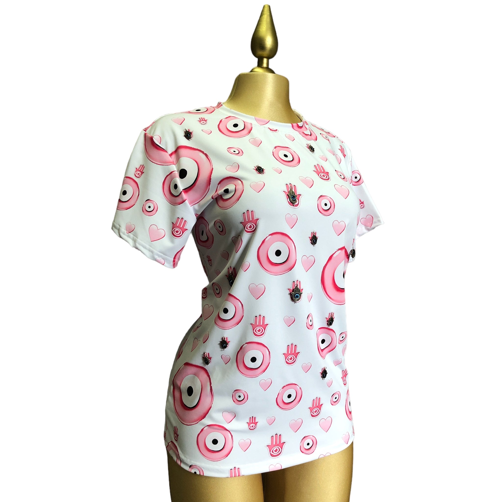 Playera White Ojo Turco LC