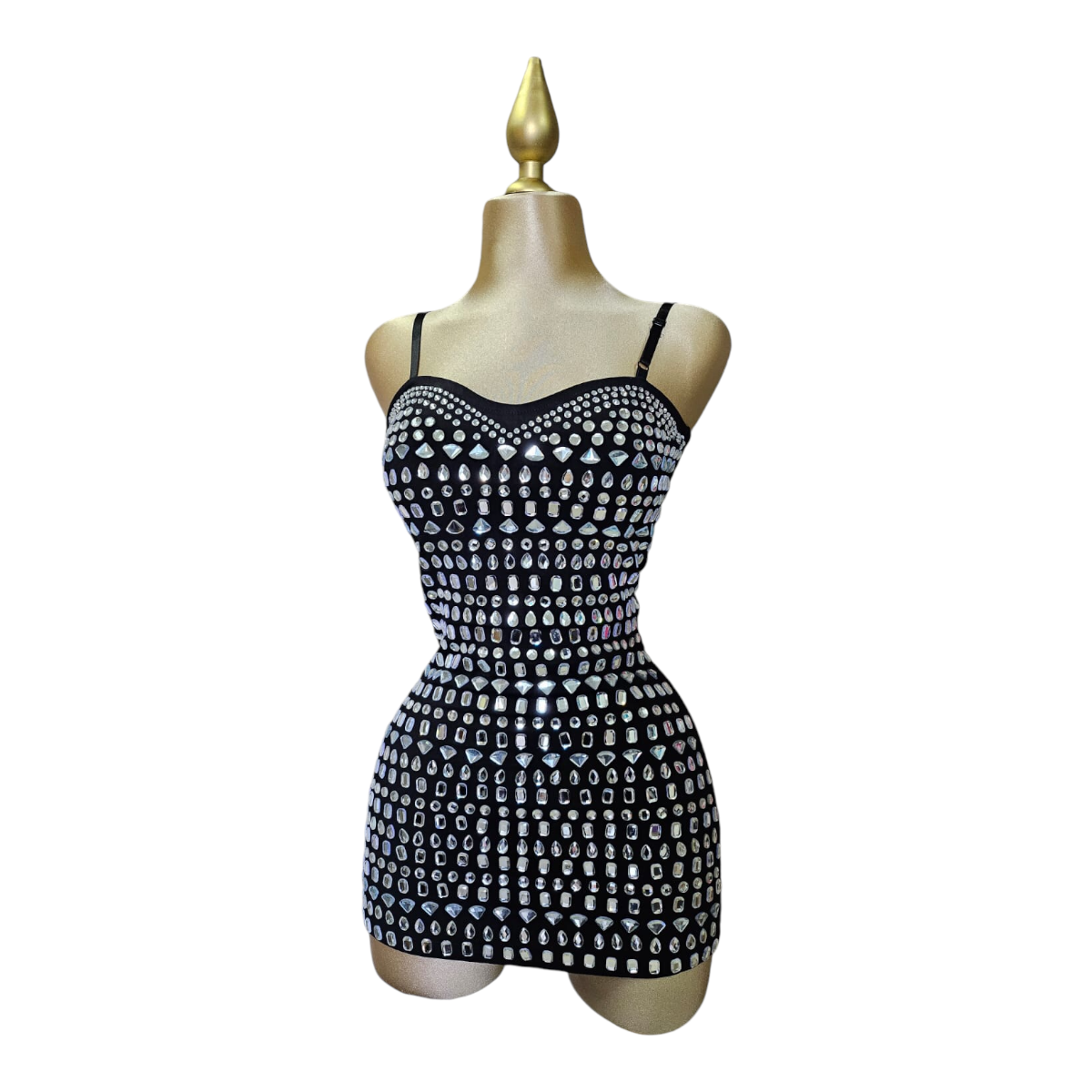 Vestido Con Short Pedrería Para Dama LC