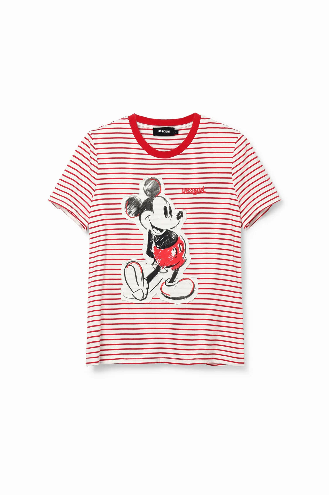 Playera rayas Mickey Mouse DESIGUAL