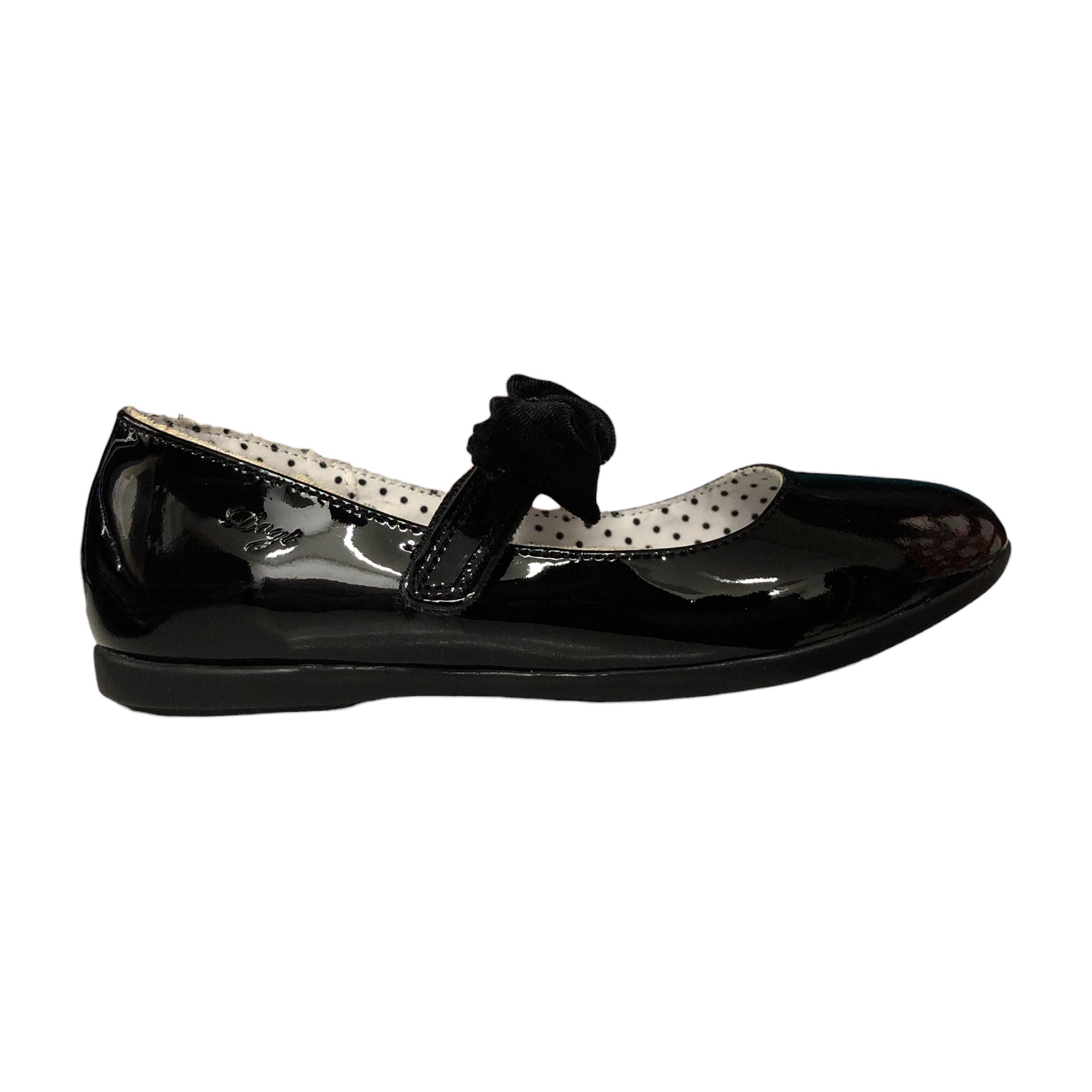 Zapato Charol Escolar Color Negro Dogi