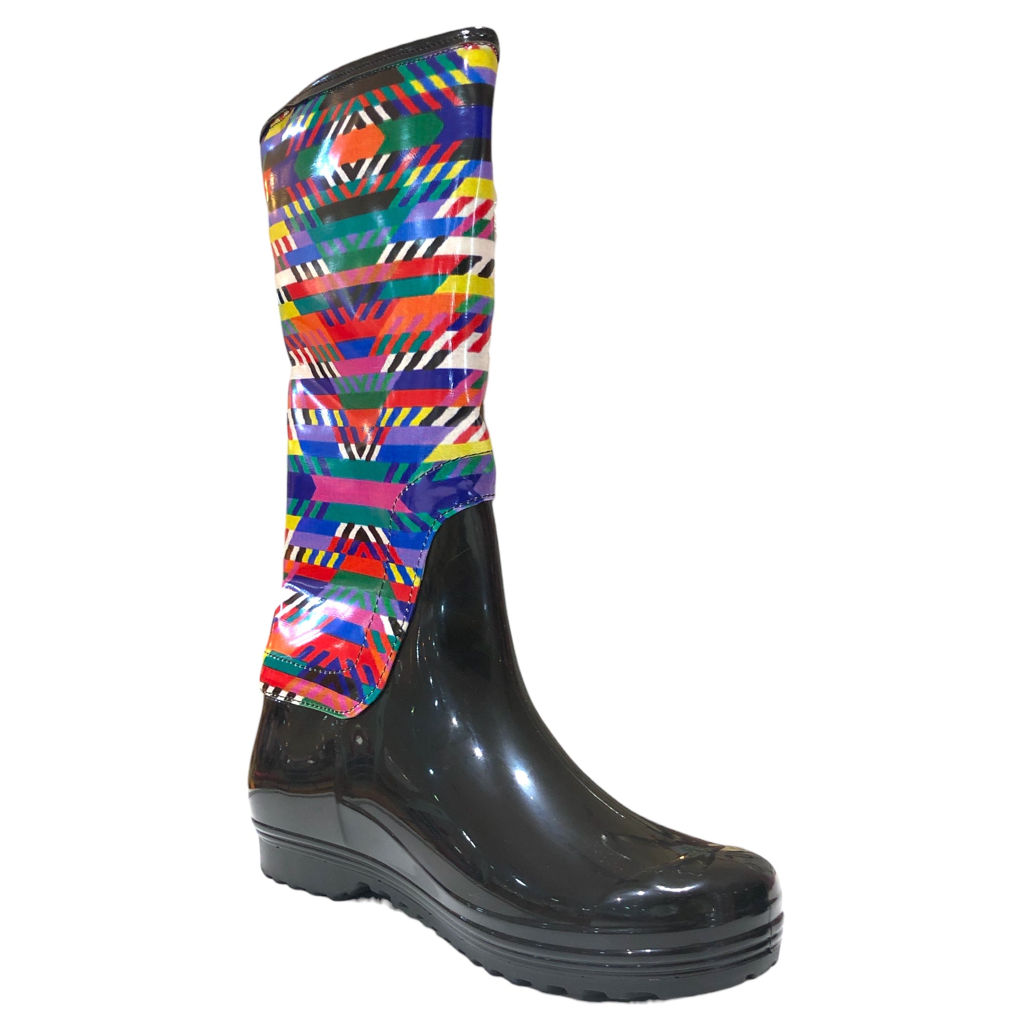 Botas De Lluvia Multicolor Rayas MOEBIUS