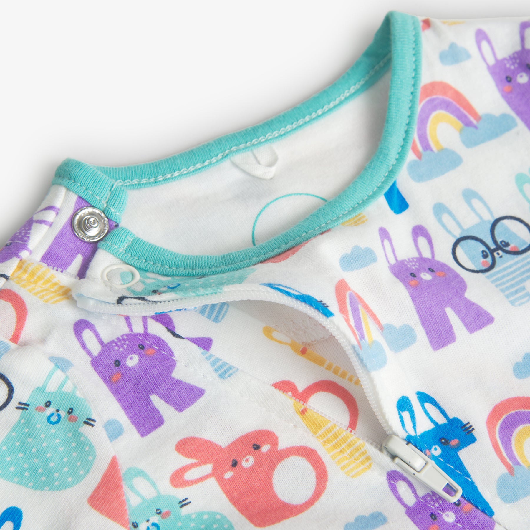 Mameluco Punto Color Crudo Con Estampado BOBOLI