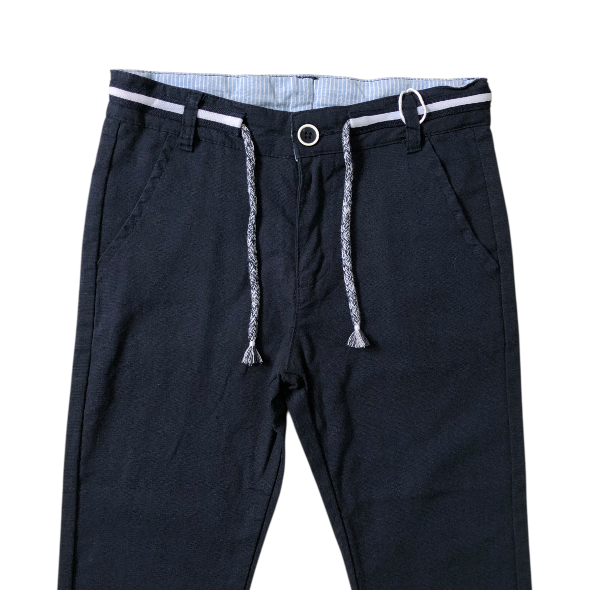Pantalón Natural Chic Color Azul LOSAN