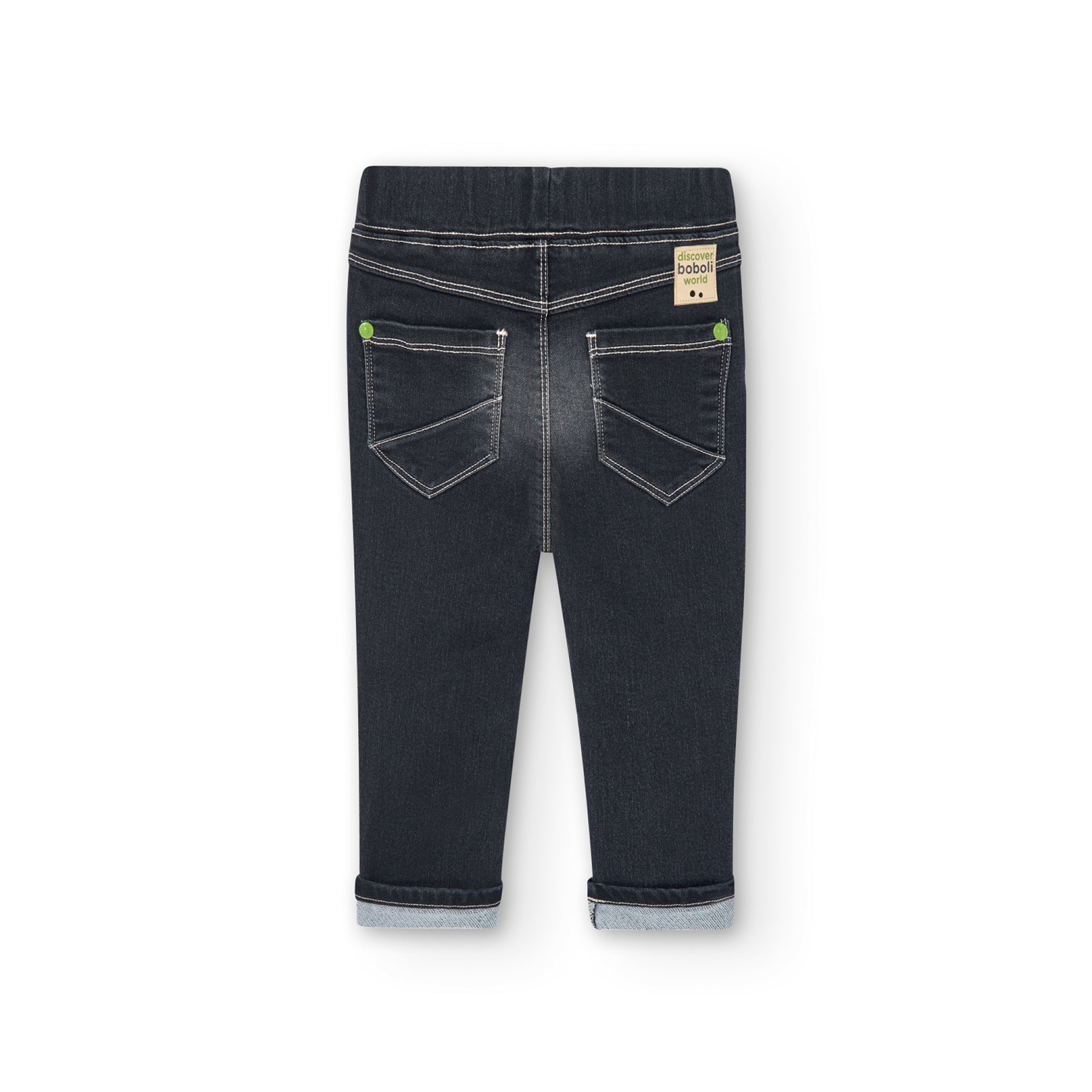 Pantalón Denim Black Para Niño BOBOLI