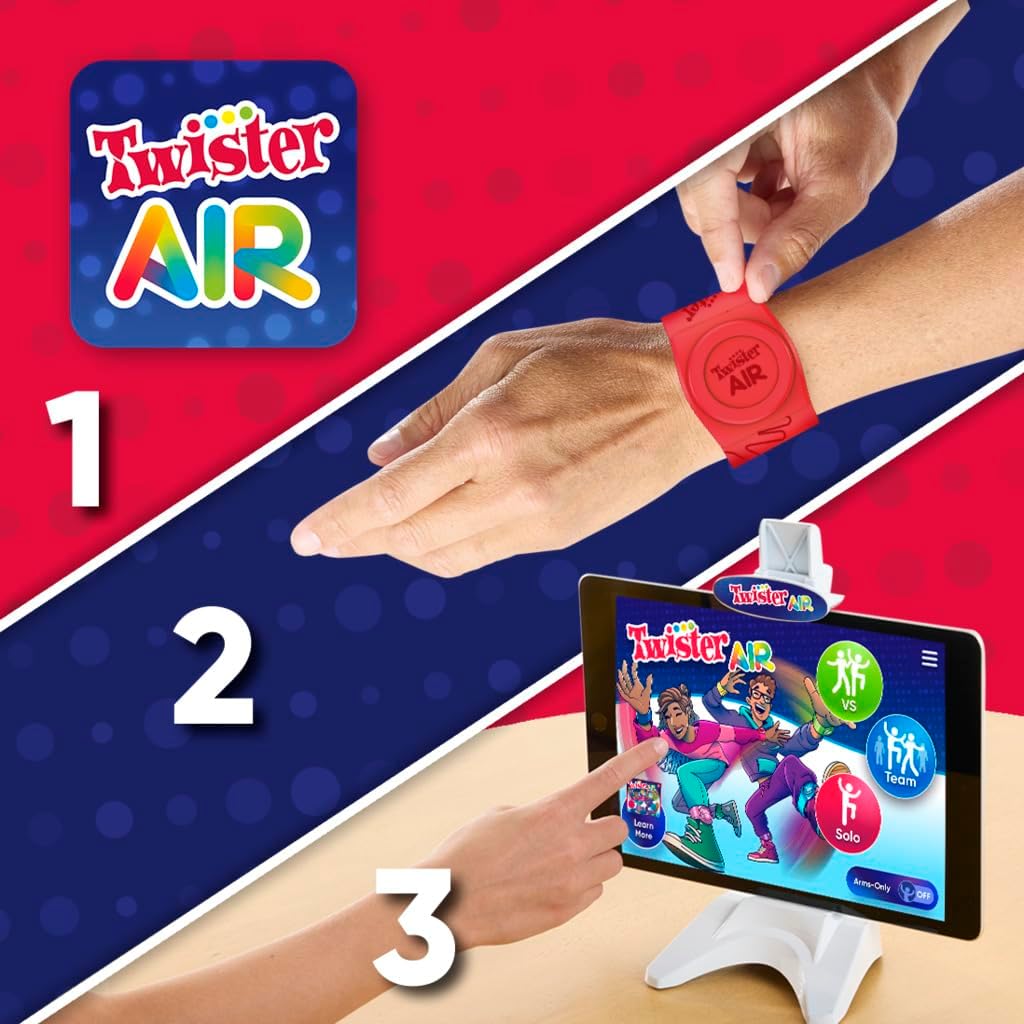 Twister Aire Juego de Equilibrio con aplicación de Realidad Aumentada Hasbro Gaming