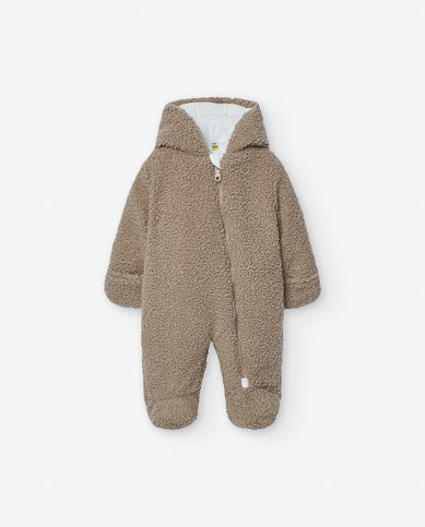 Mameluco Osito Beige Peluche Para Bebé Niño LOSAN