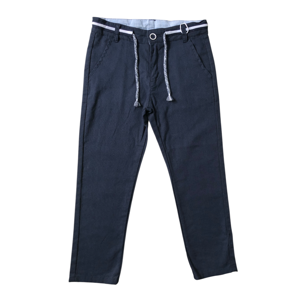 Pantalón Natural Chic Color Azul LOSAN