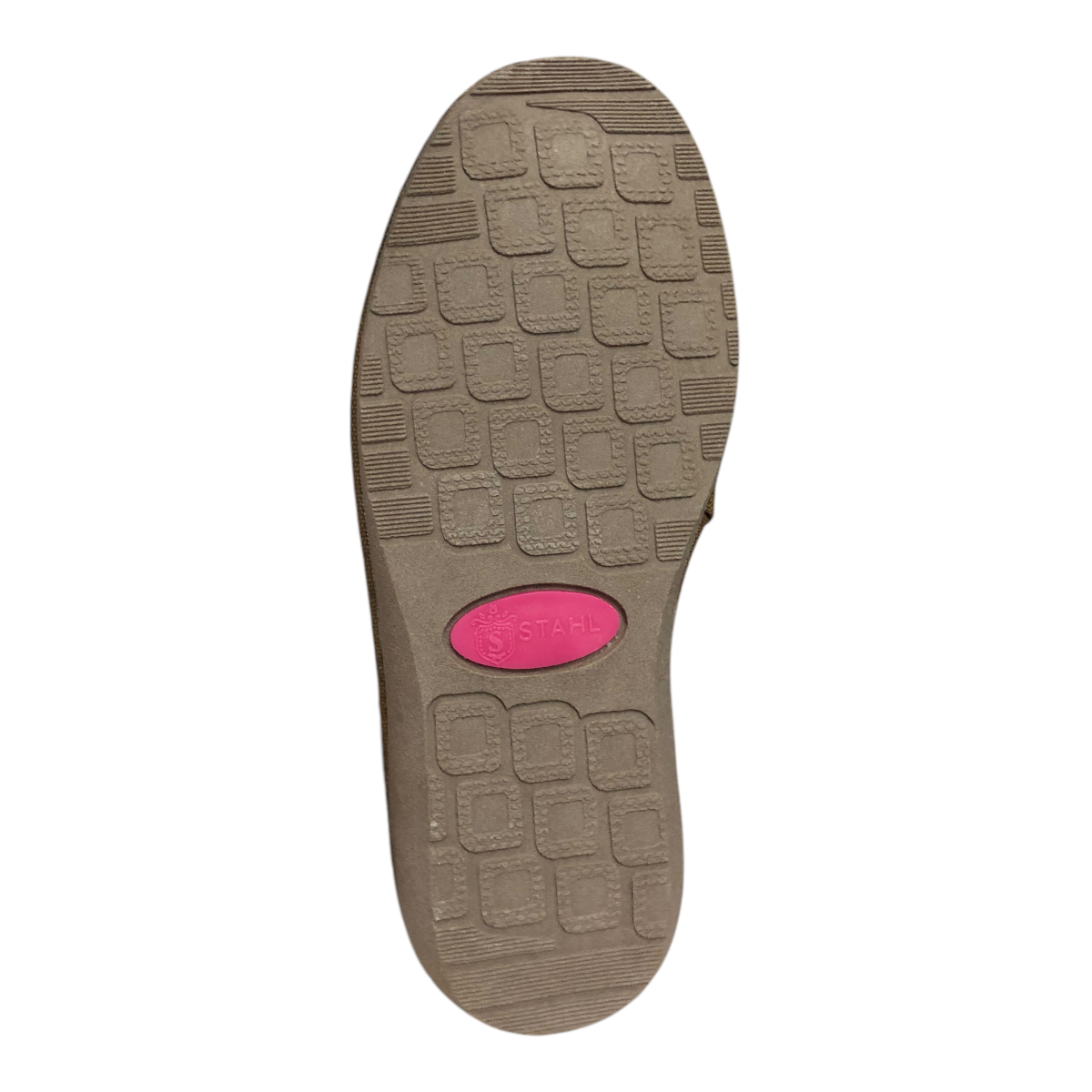 Pantufla Piel Genuina Para Dama Color Miel STAHL
