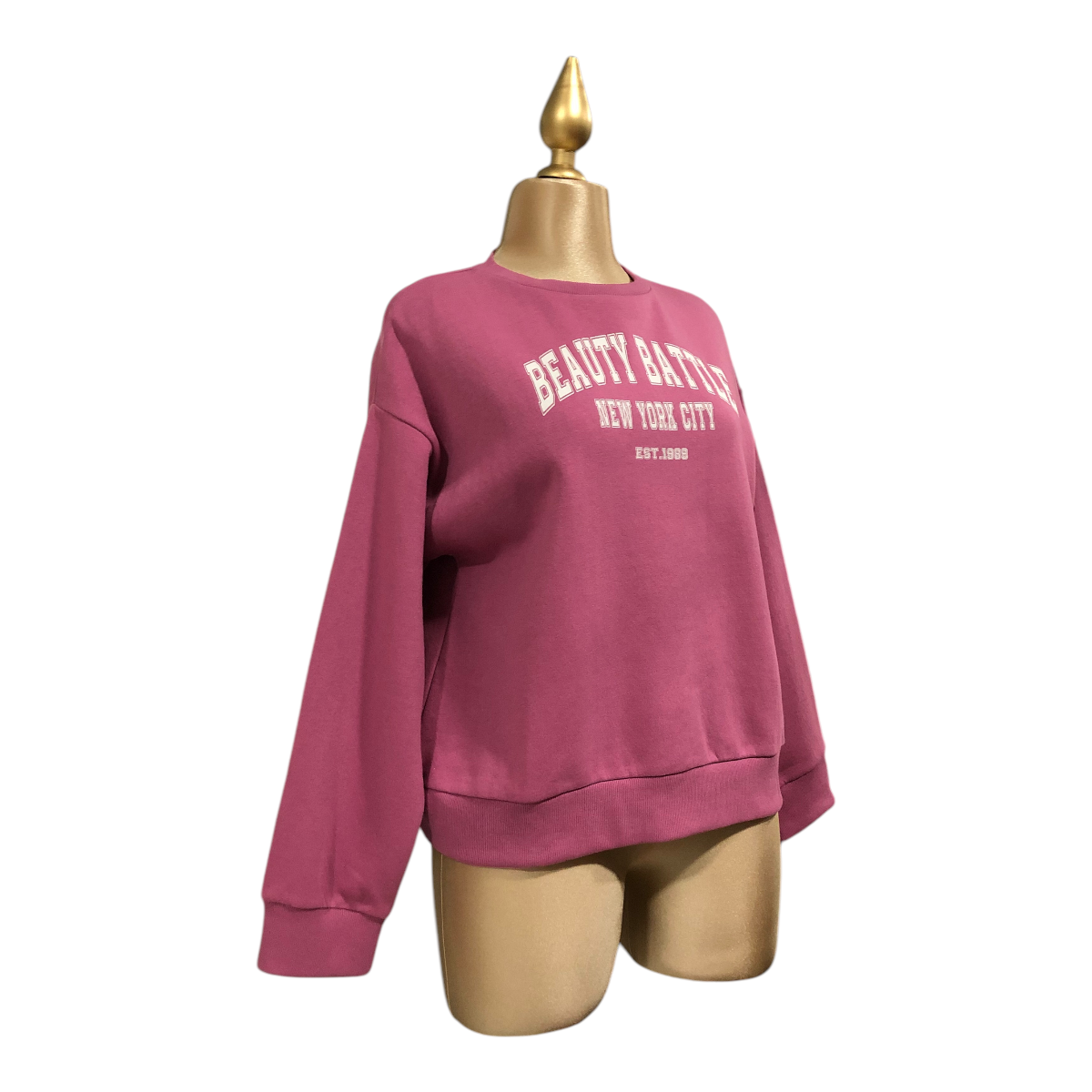 Sudadera Rosa “BEAUTY BATTLE” Para Dama LSN