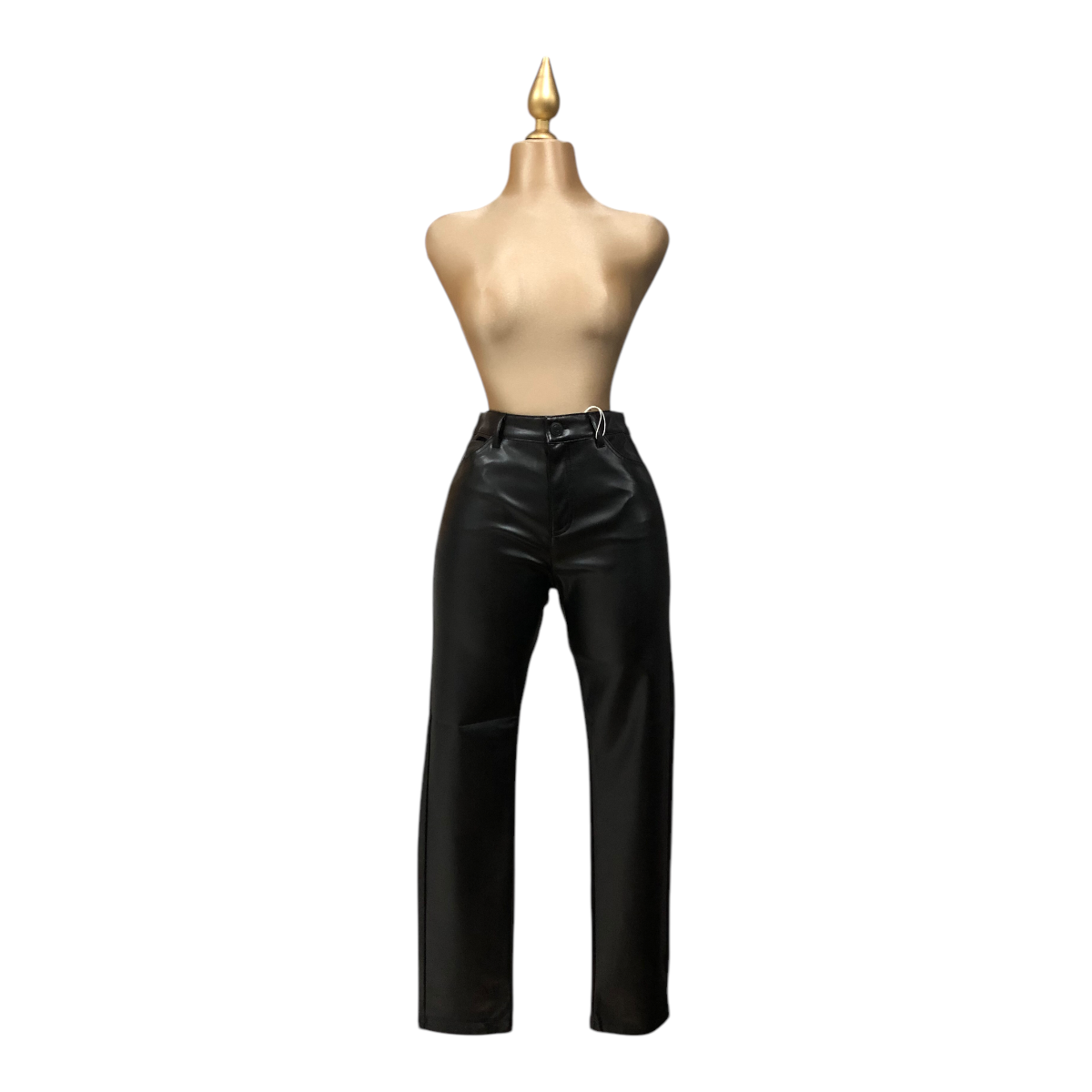 Pantalon Cuero Color Negro Para Dama LSN
