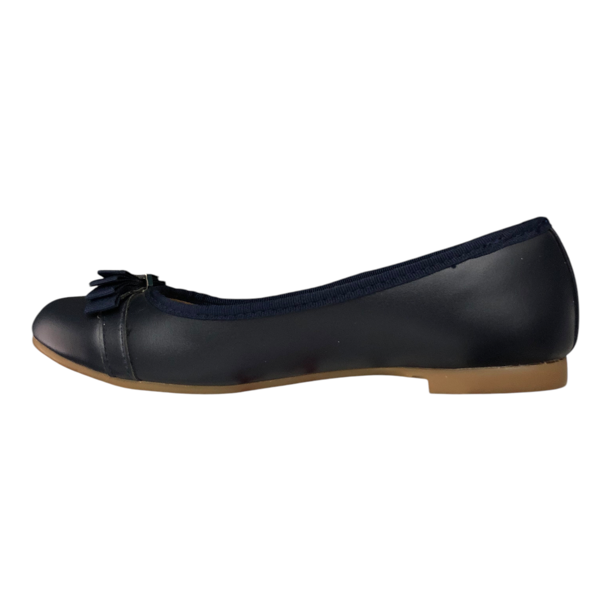 Zapato Flat Marino Para Niña Chabelo