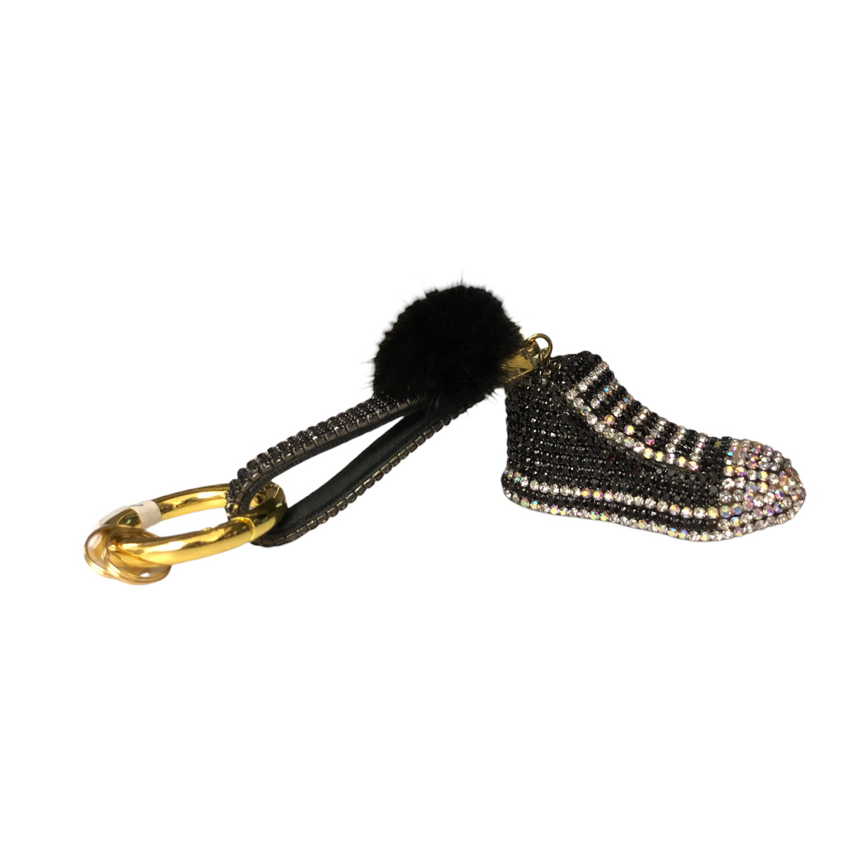 Llavero De Tenis Mini Pompón Pedrería
