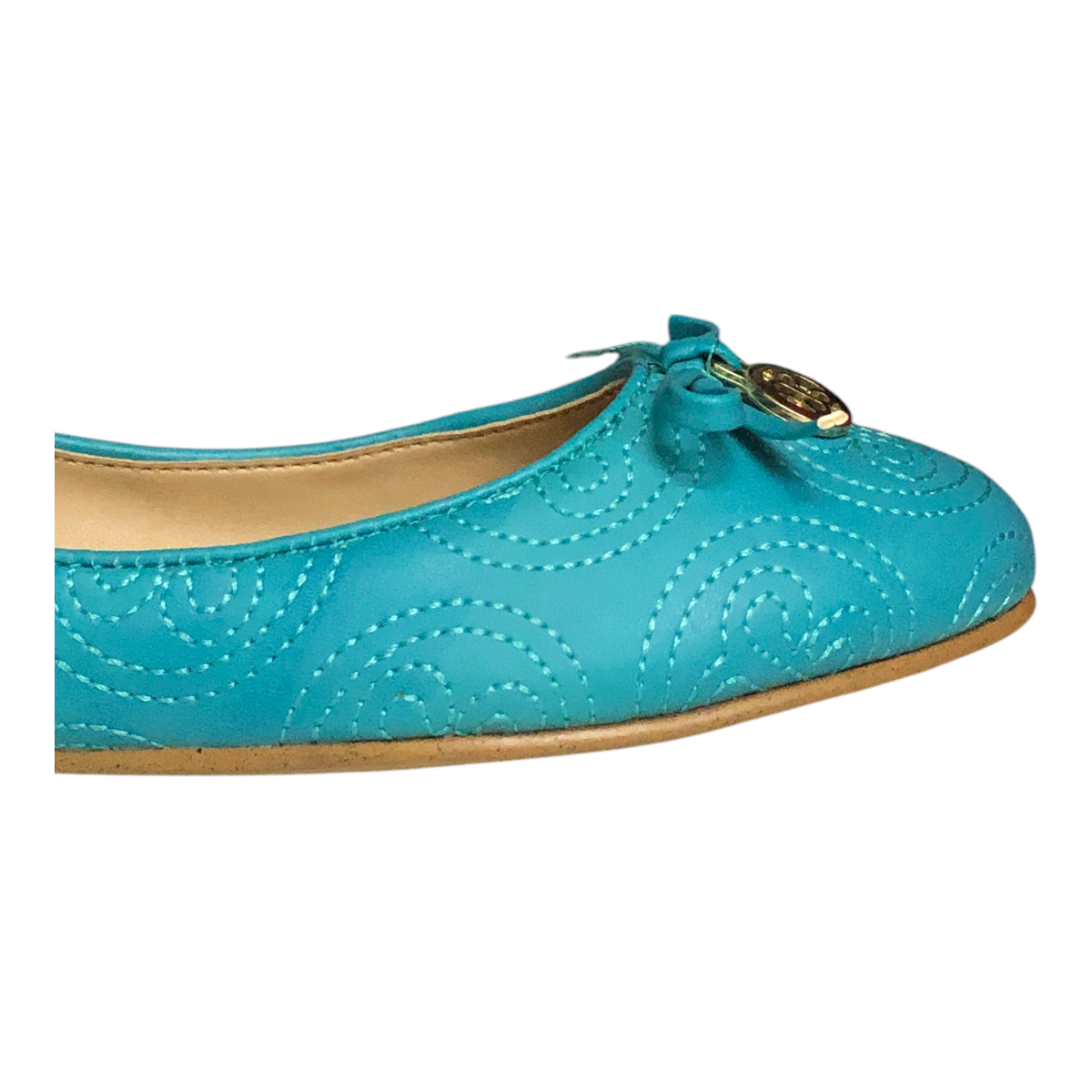 Flat Azul Turquesa Para Dama Perugia