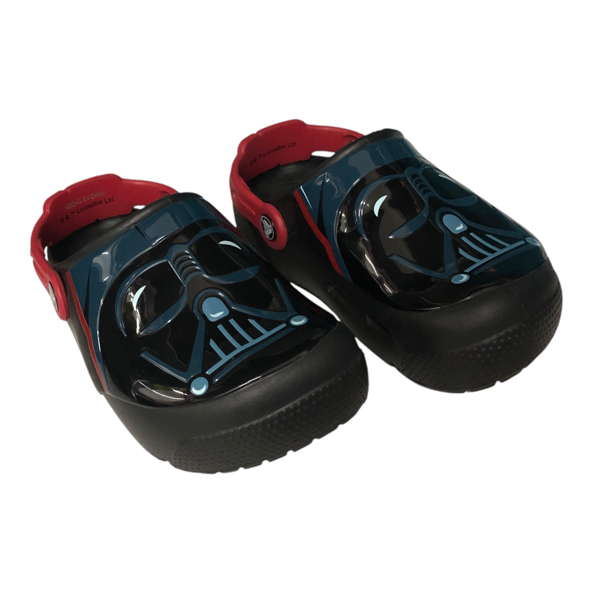 Crocs Lightning Darth Vader Black Star Wars Para Niño