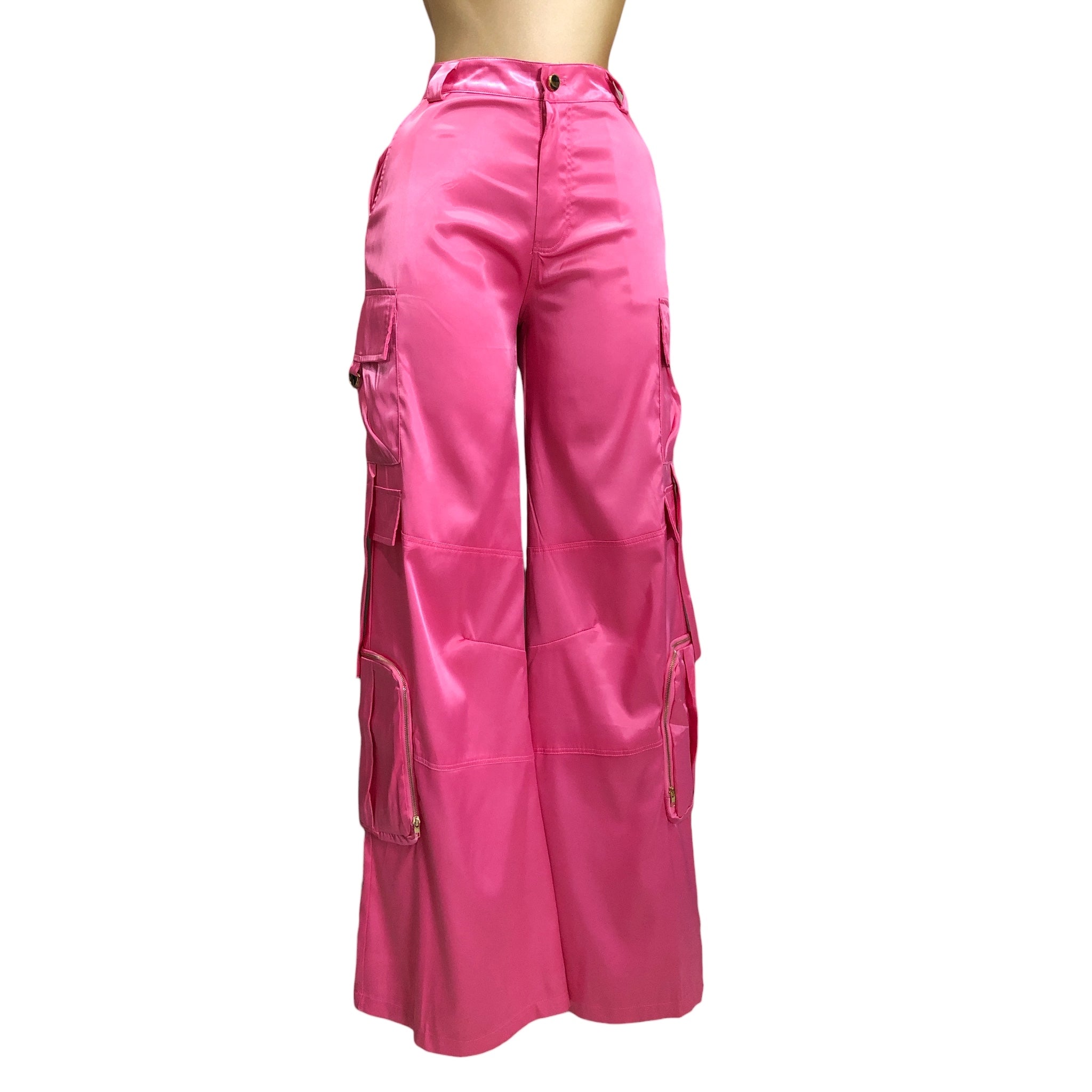 Pantalón Pink Holgado Con Bolsillos LC