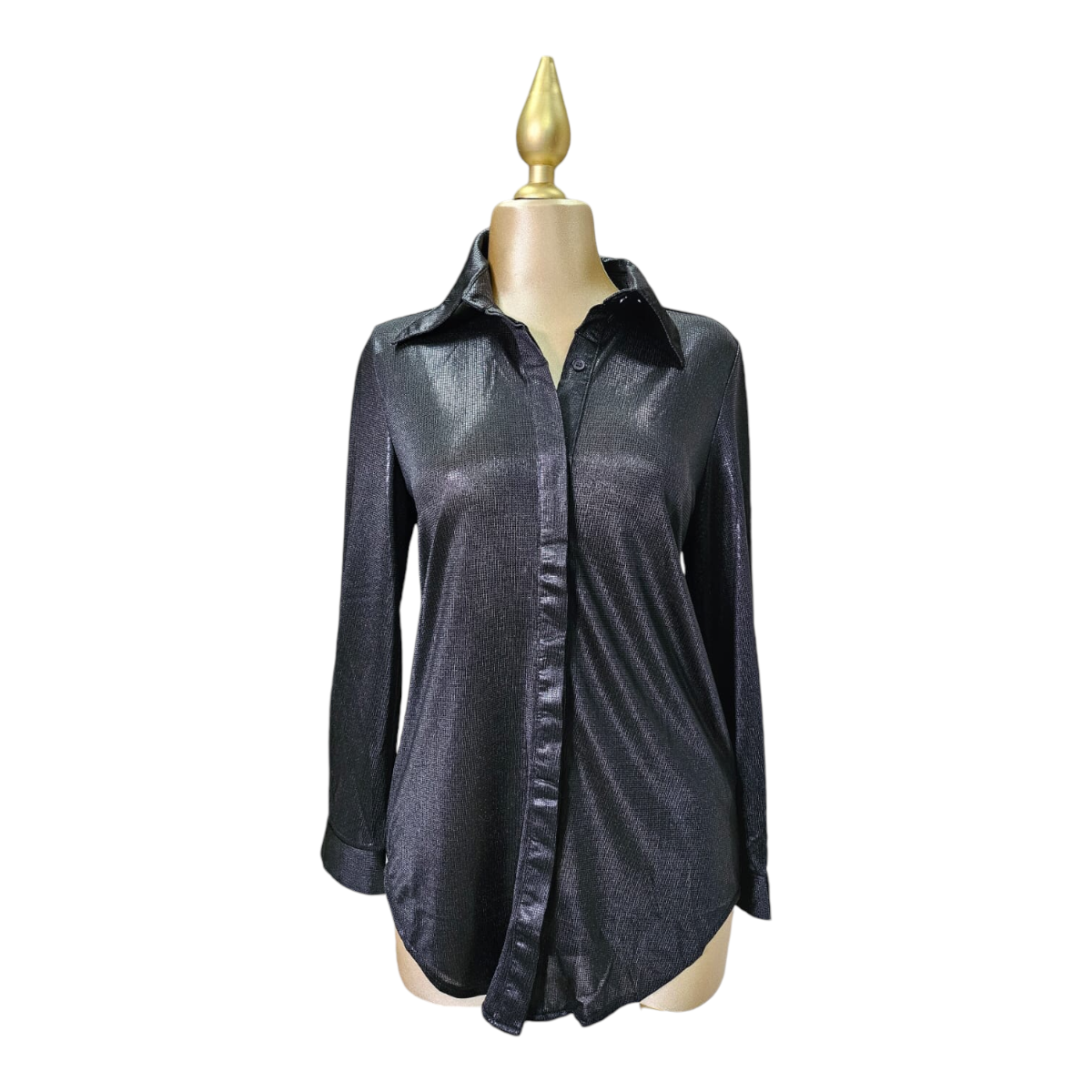 Camisa Color Negro Para Dama LC