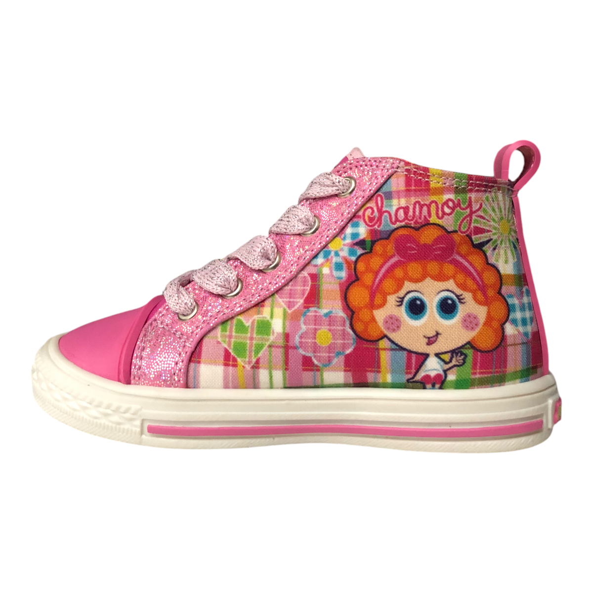 Tenis Bota Color Rosa Para Niña Distroller