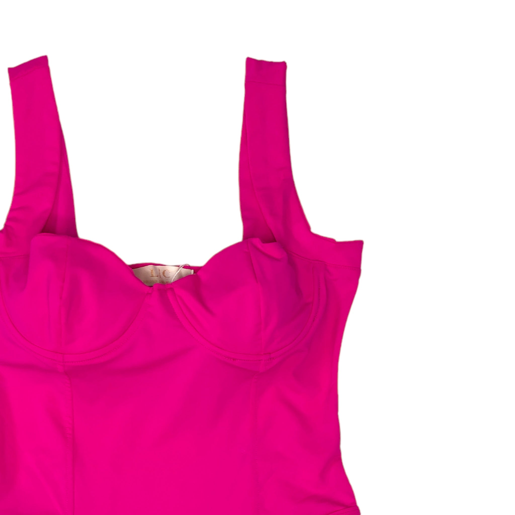Body Fucsia Liso Para Dama LC
