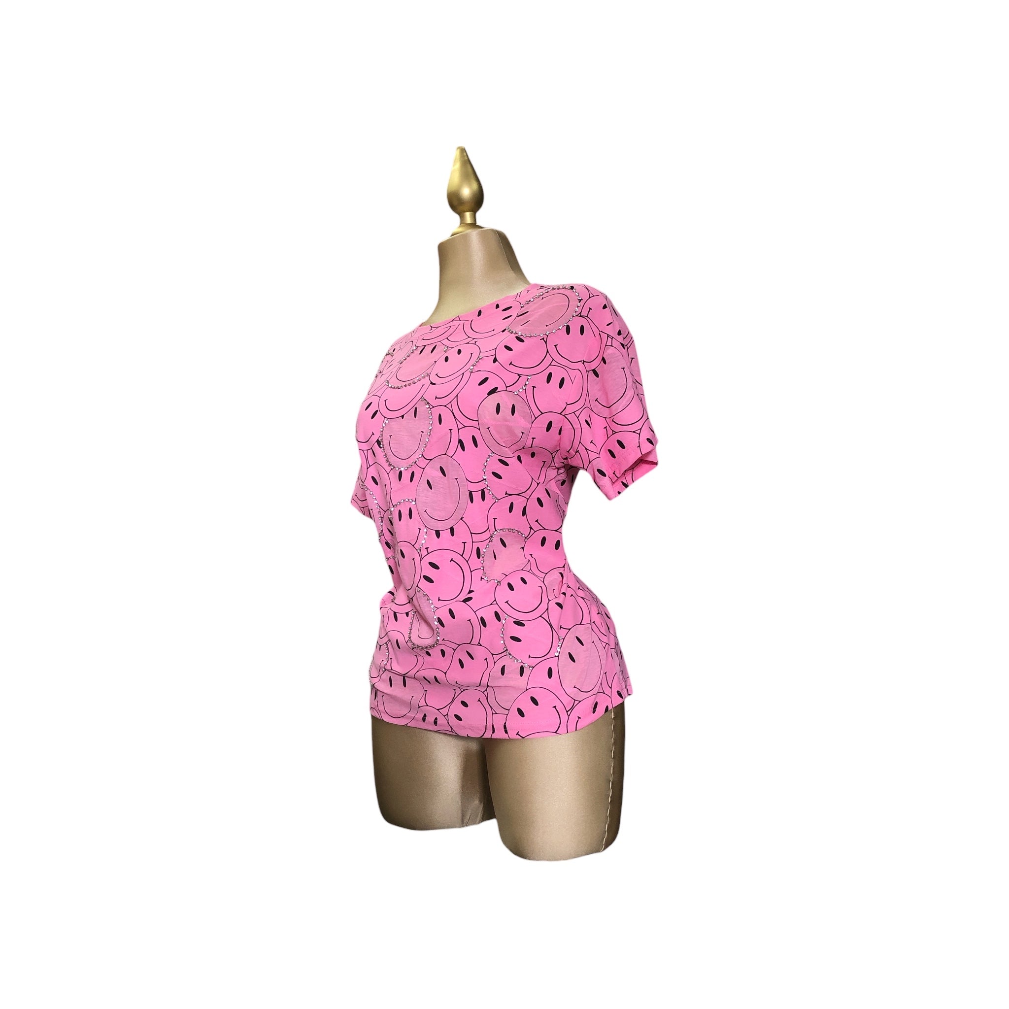 Playera Pink caritas LC