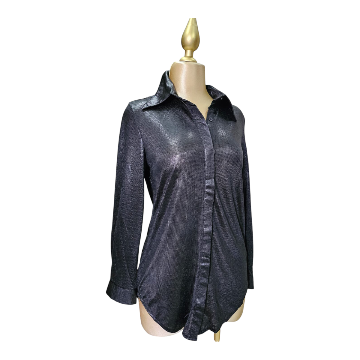 Camisa Color Negro Para Dama LC