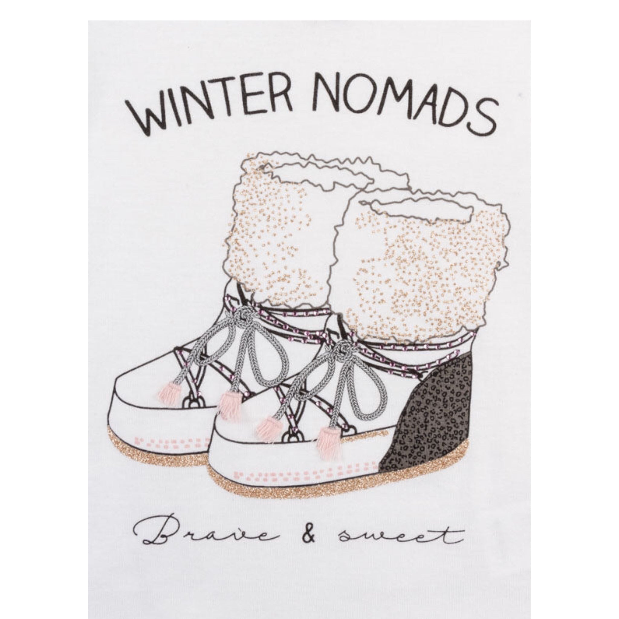 Conjunto de camisa "WINTER NOMADS" y legging niña LOSAN