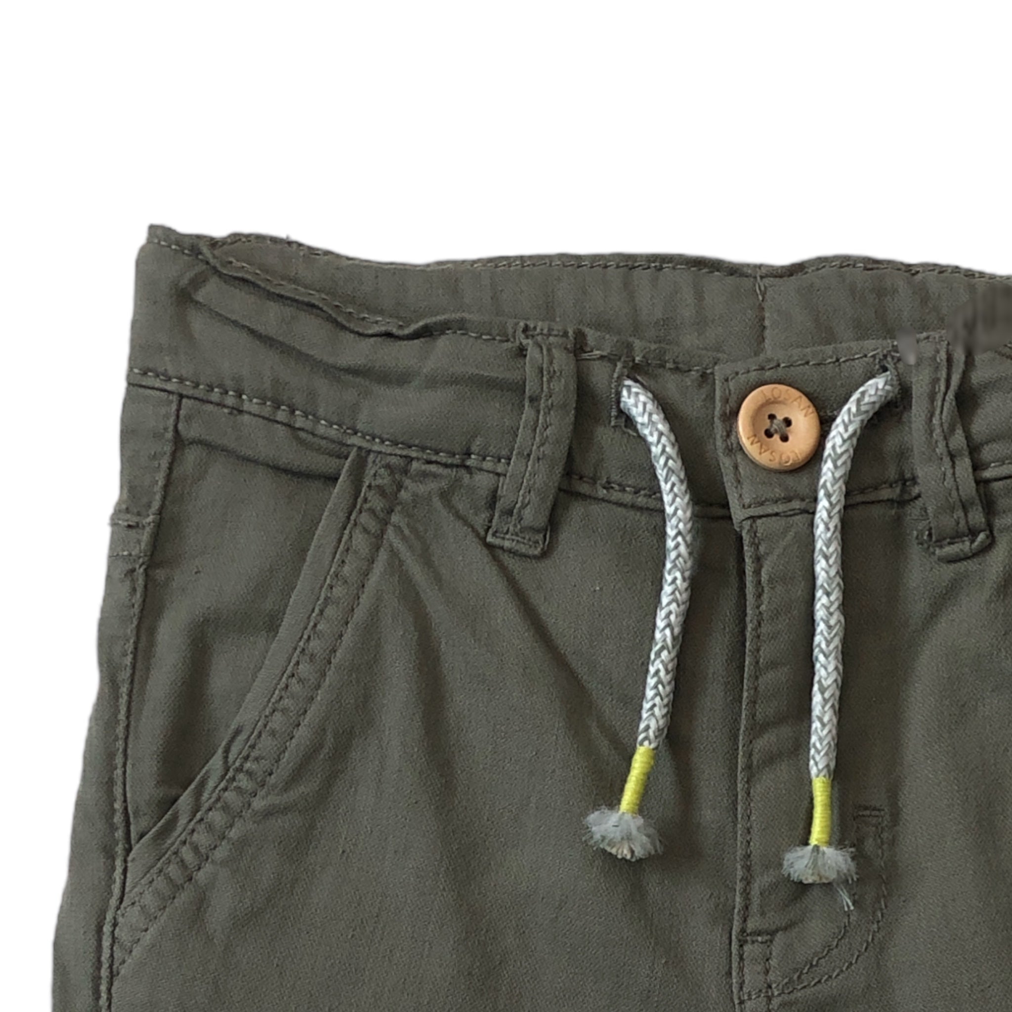 Joggers con jareta color verde LOSAN
