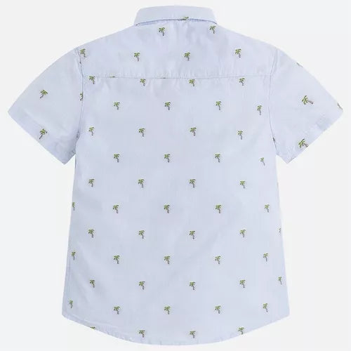 Camisa Estampado Celeste Para Niño Mayoral