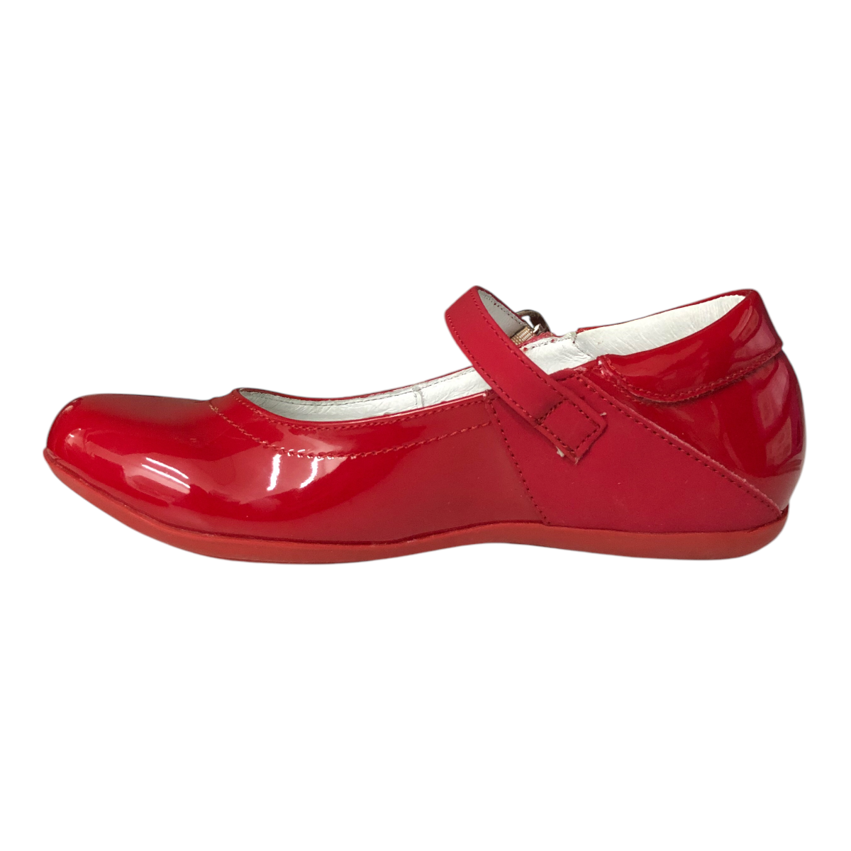 Zapato Charol Para Niña Color Rojo Chabelo