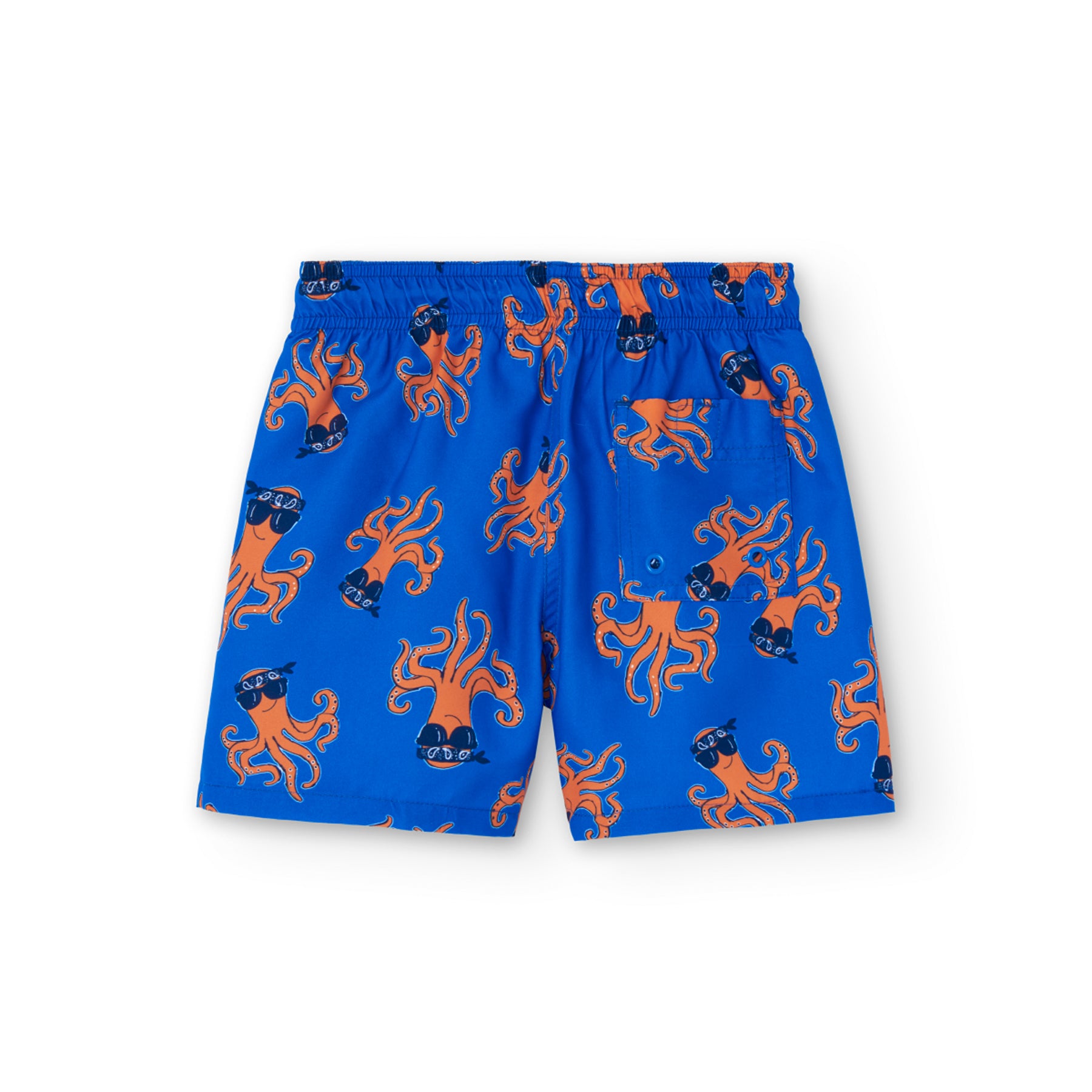 Bañador Azul Estampados Pulpos Para Niño BOBOLI