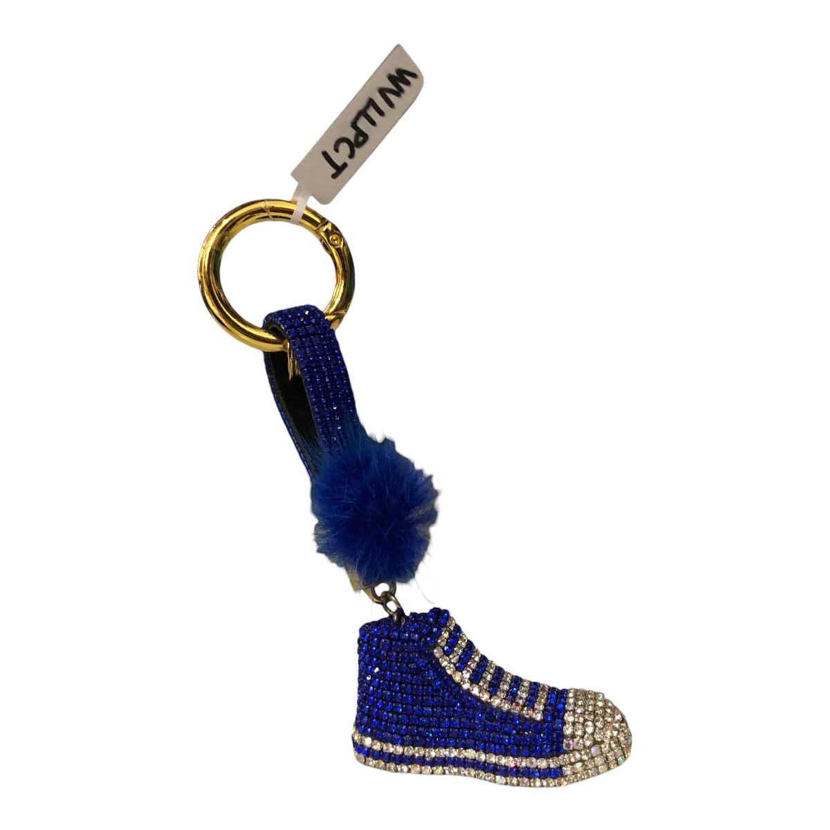 Llavero De Tenis Mini Pompón Pedrería