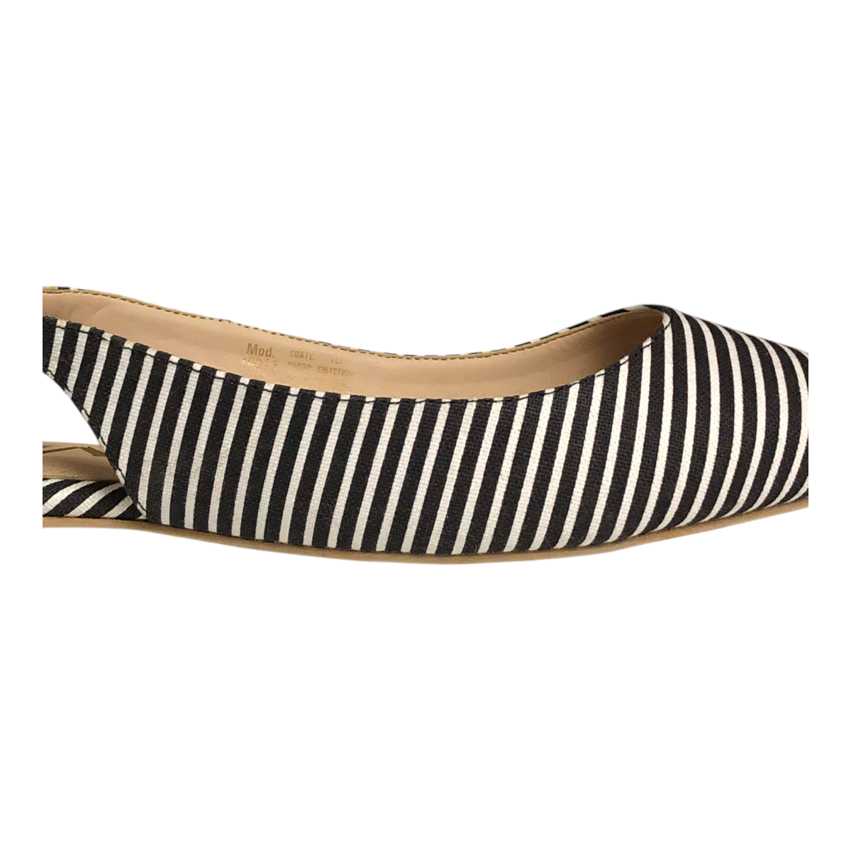 Flat Virginia Negro/Blanco Para Dama DVA