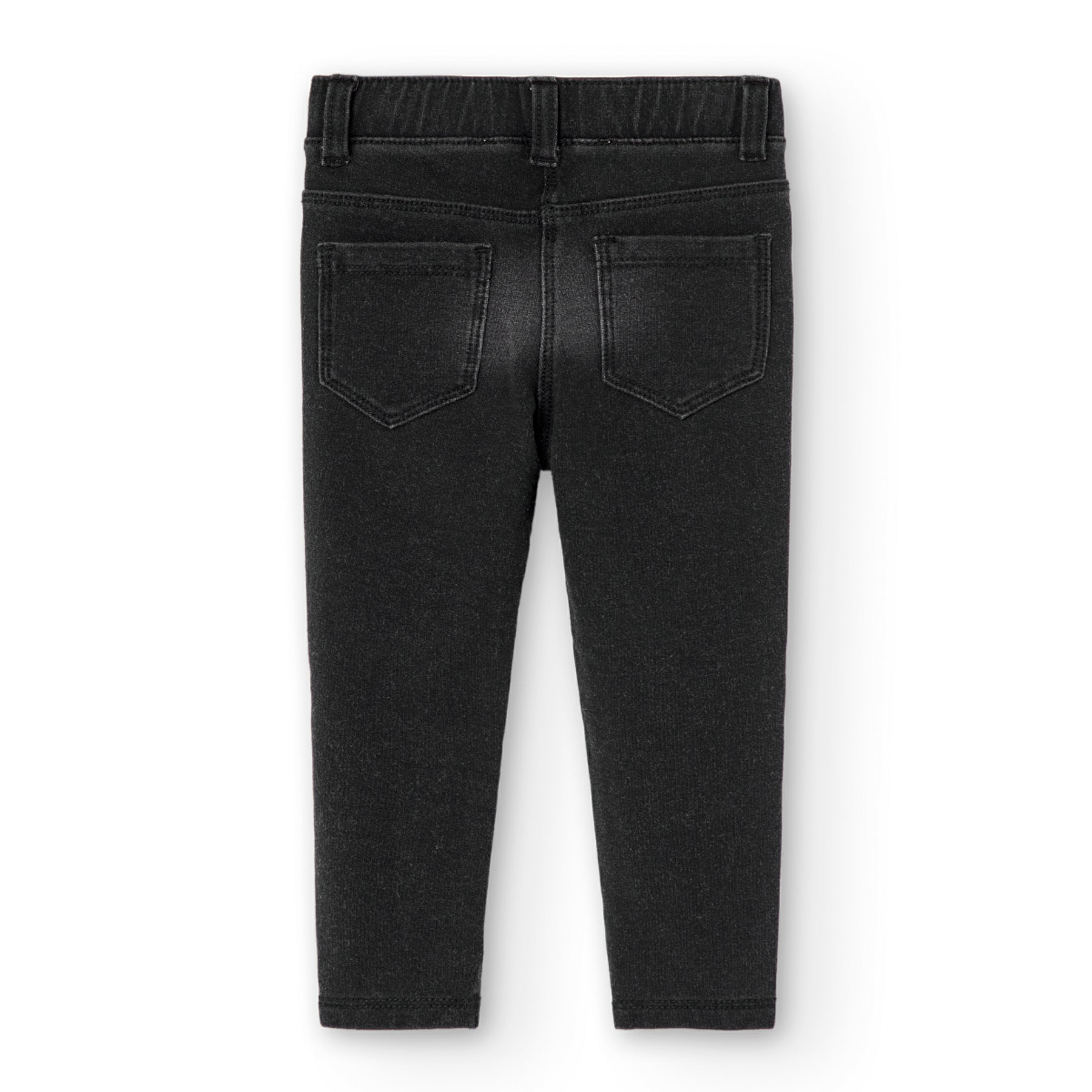 Pantalón Felpa Denim Black Para Niña BOBOLI