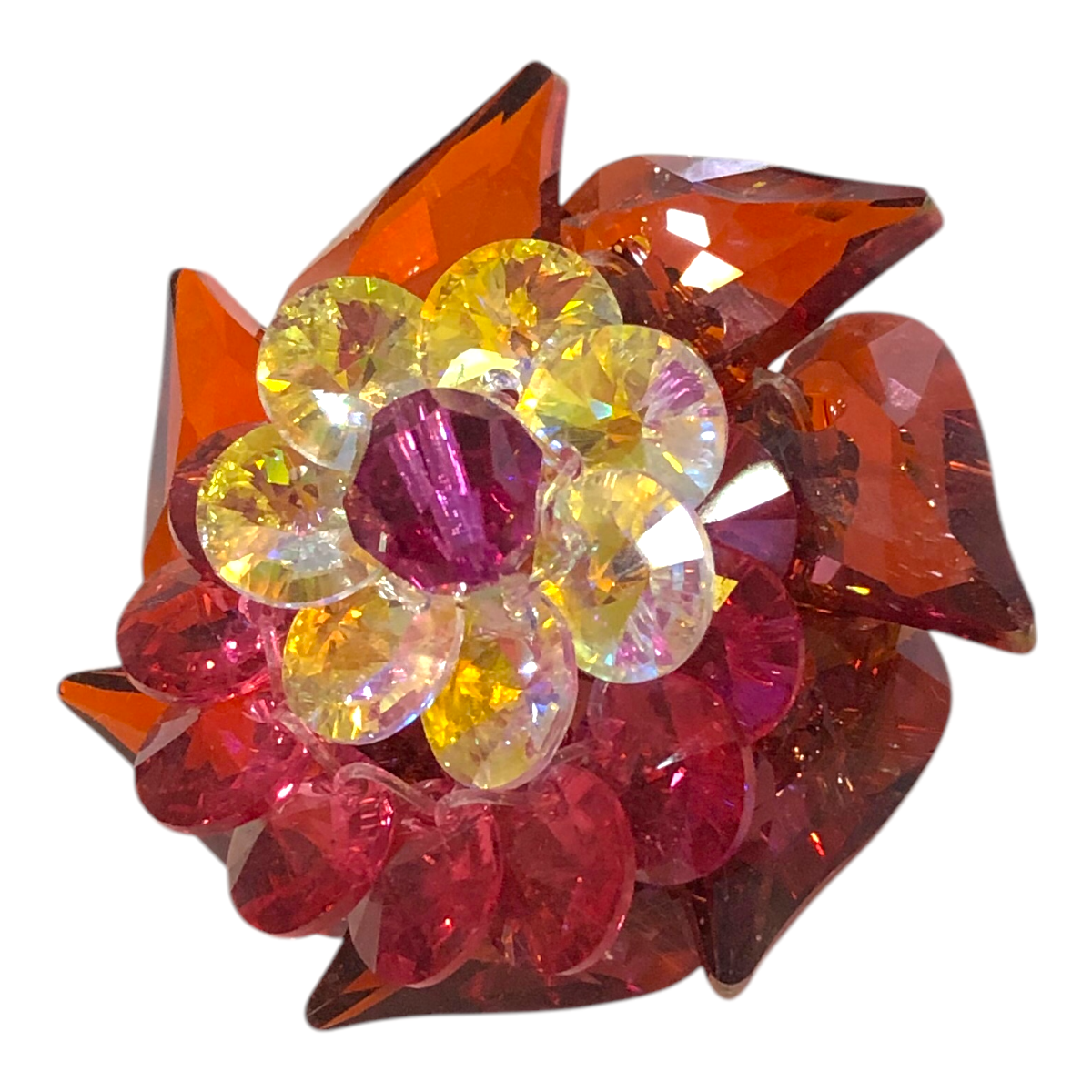 Broche Para Ropa De Mujer Flor Multicolor
