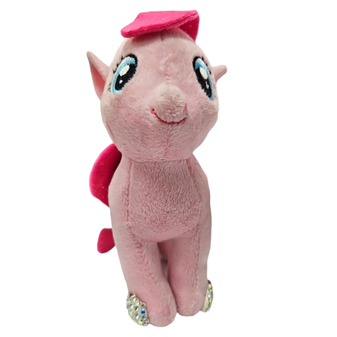 Llavero Pony Color Rosa Con Cristales