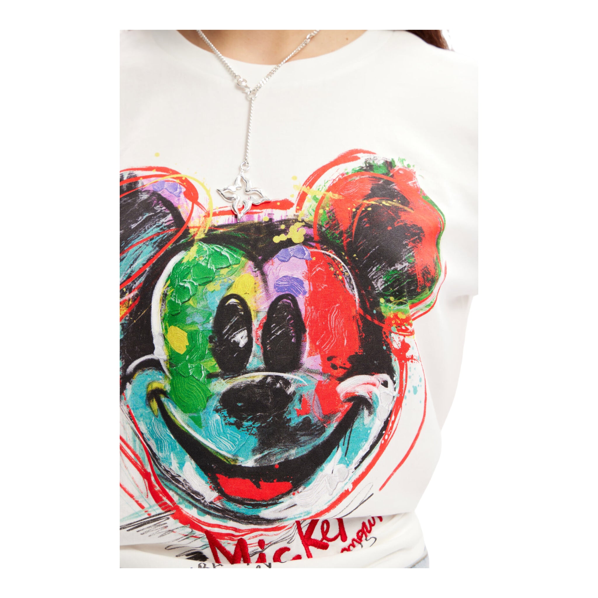 Playera mickey blanco DESIGUAL